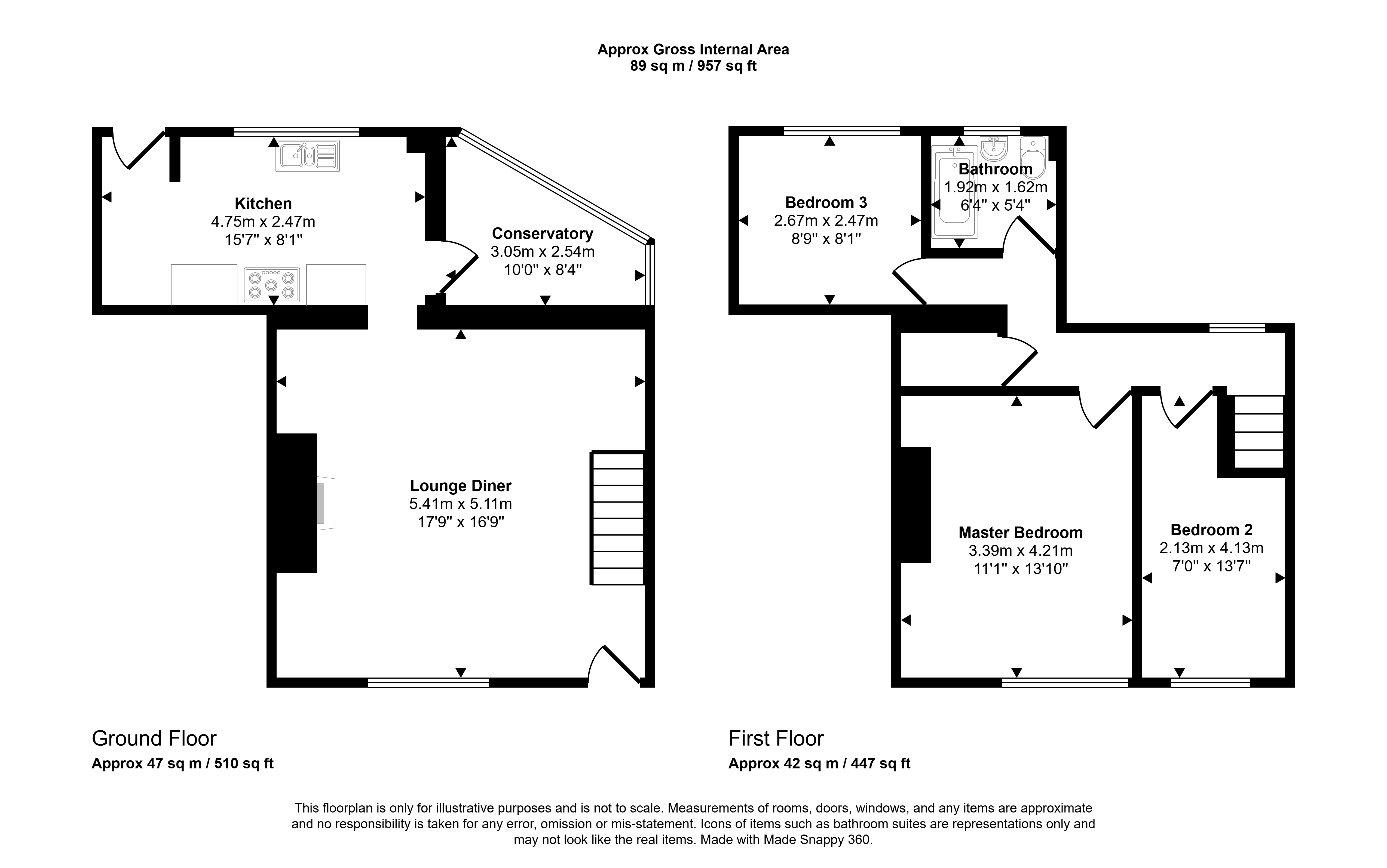 12, Tyzack Street, Durham floorplan