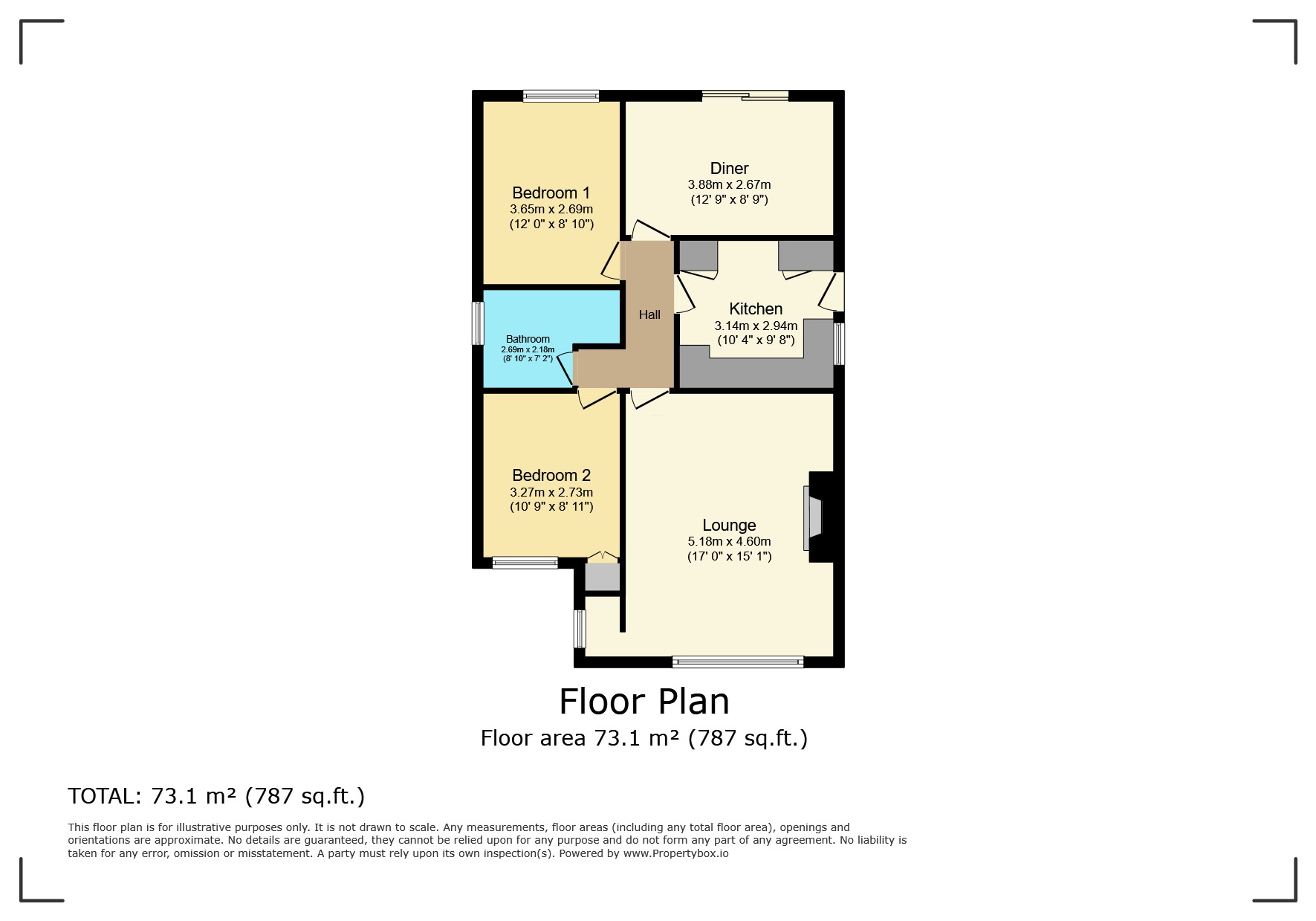 21, Carral Close, Lincoln floorplan