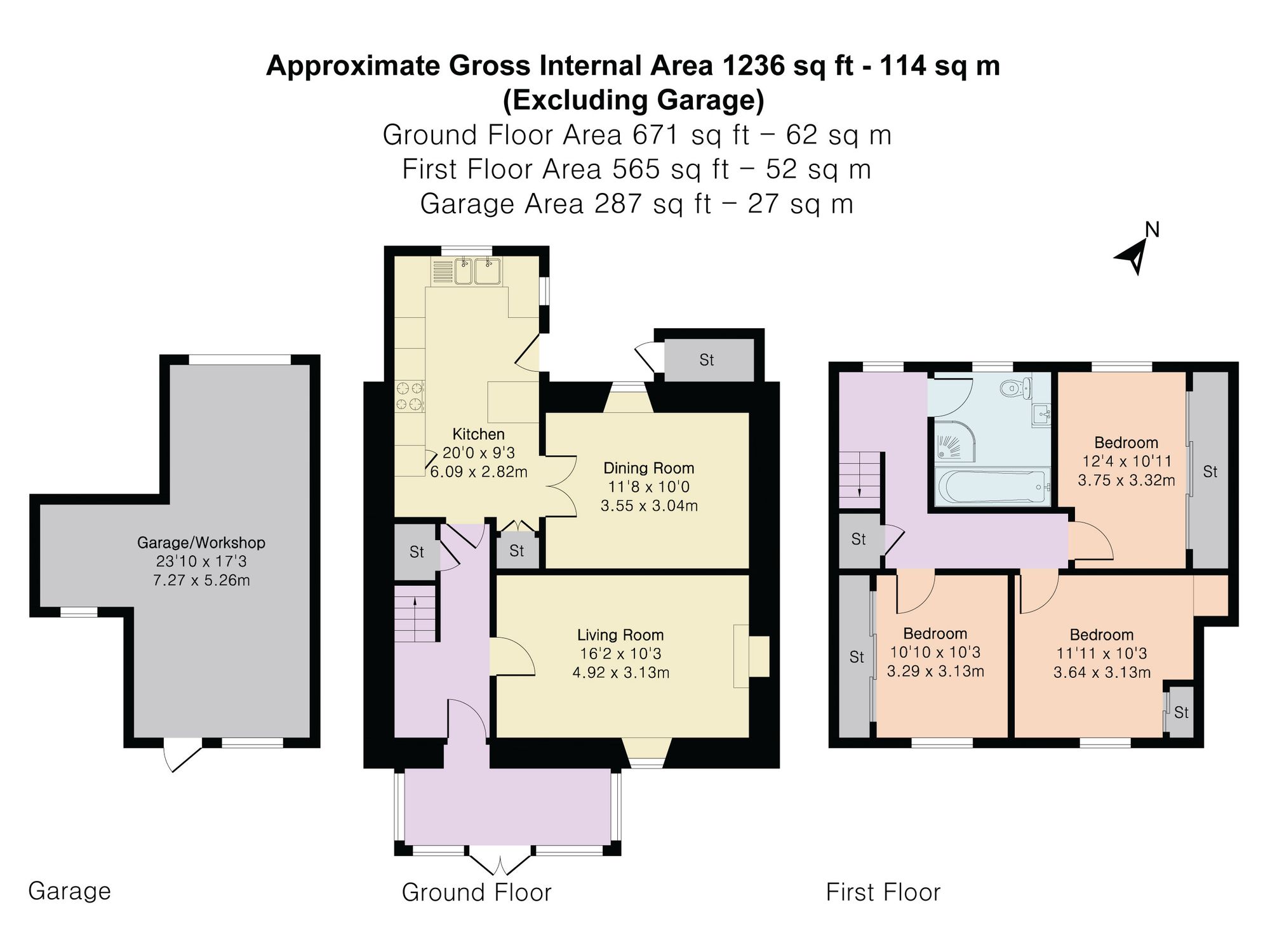 1 Trelavour Square, St. Austell floorplan