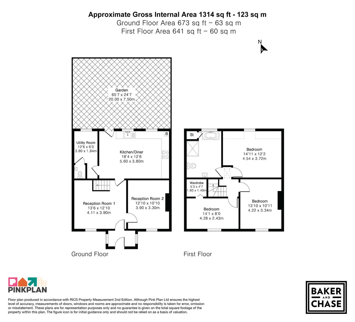 2 Meux Cottages, Whitewebbs Lane, Enfield floorplan