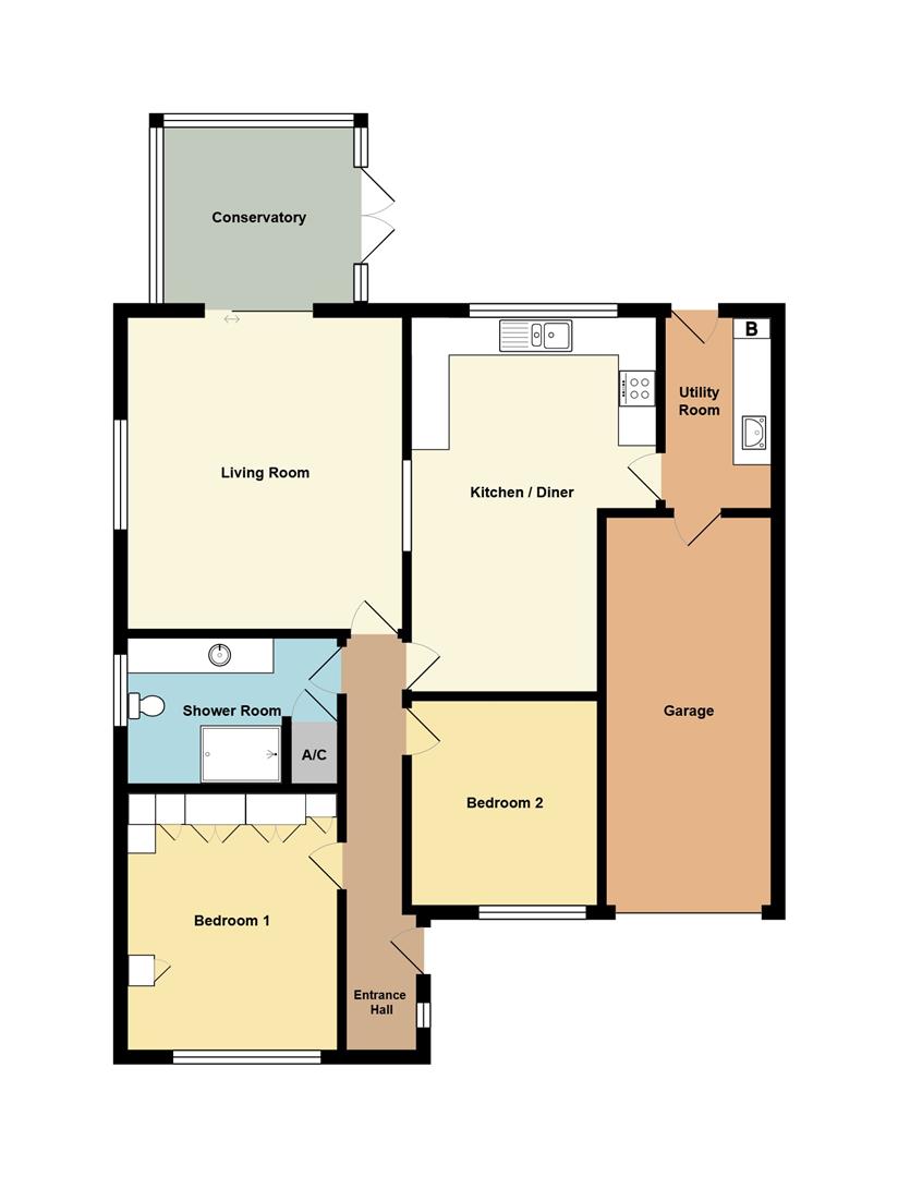 Thistle-Dew, Mill Lane, Spalding floorplan