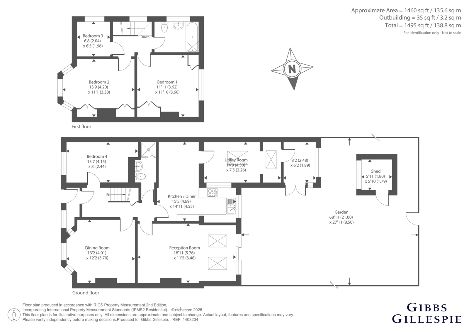 17, Laughton Road, Northolt floorplan