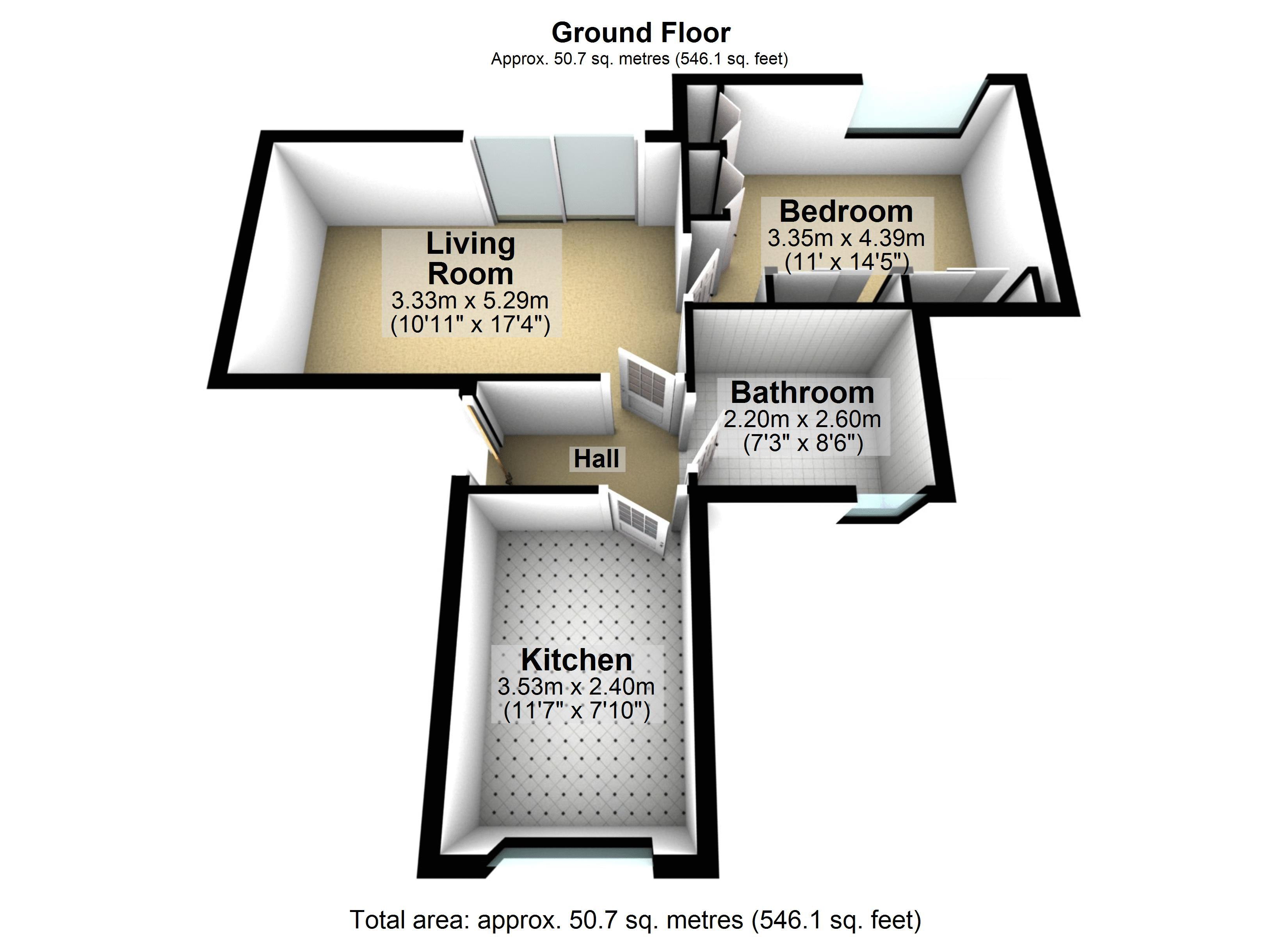 7 Hudson House, Victoria Drive, Dartford floorplan
