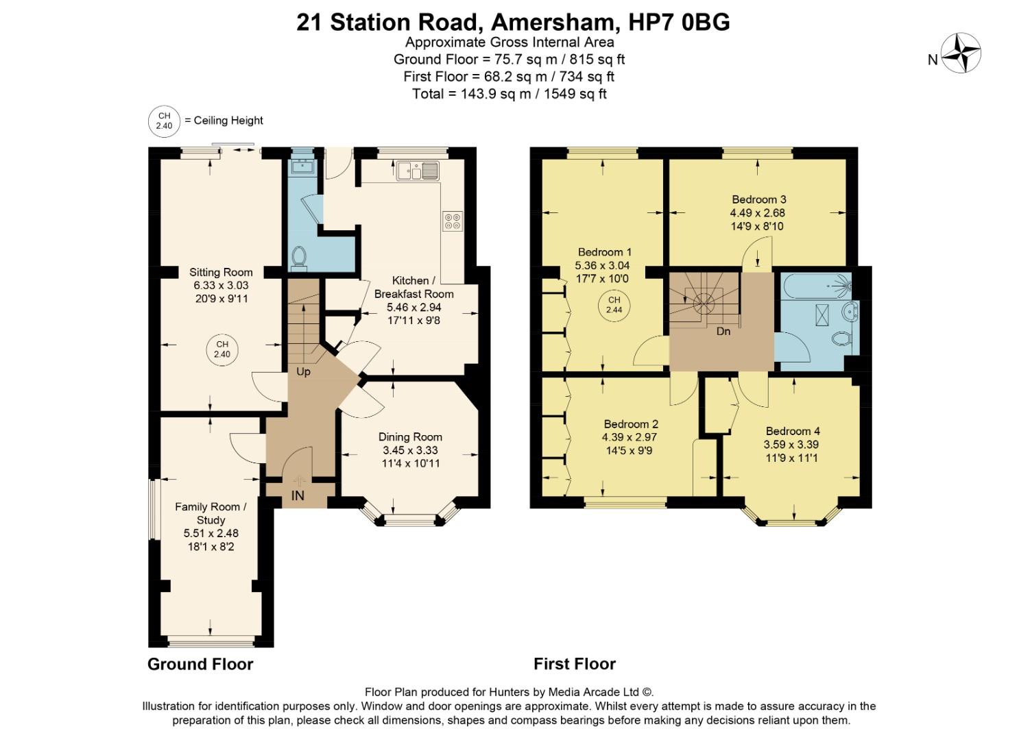 21, Station Road, Amersham floorplan