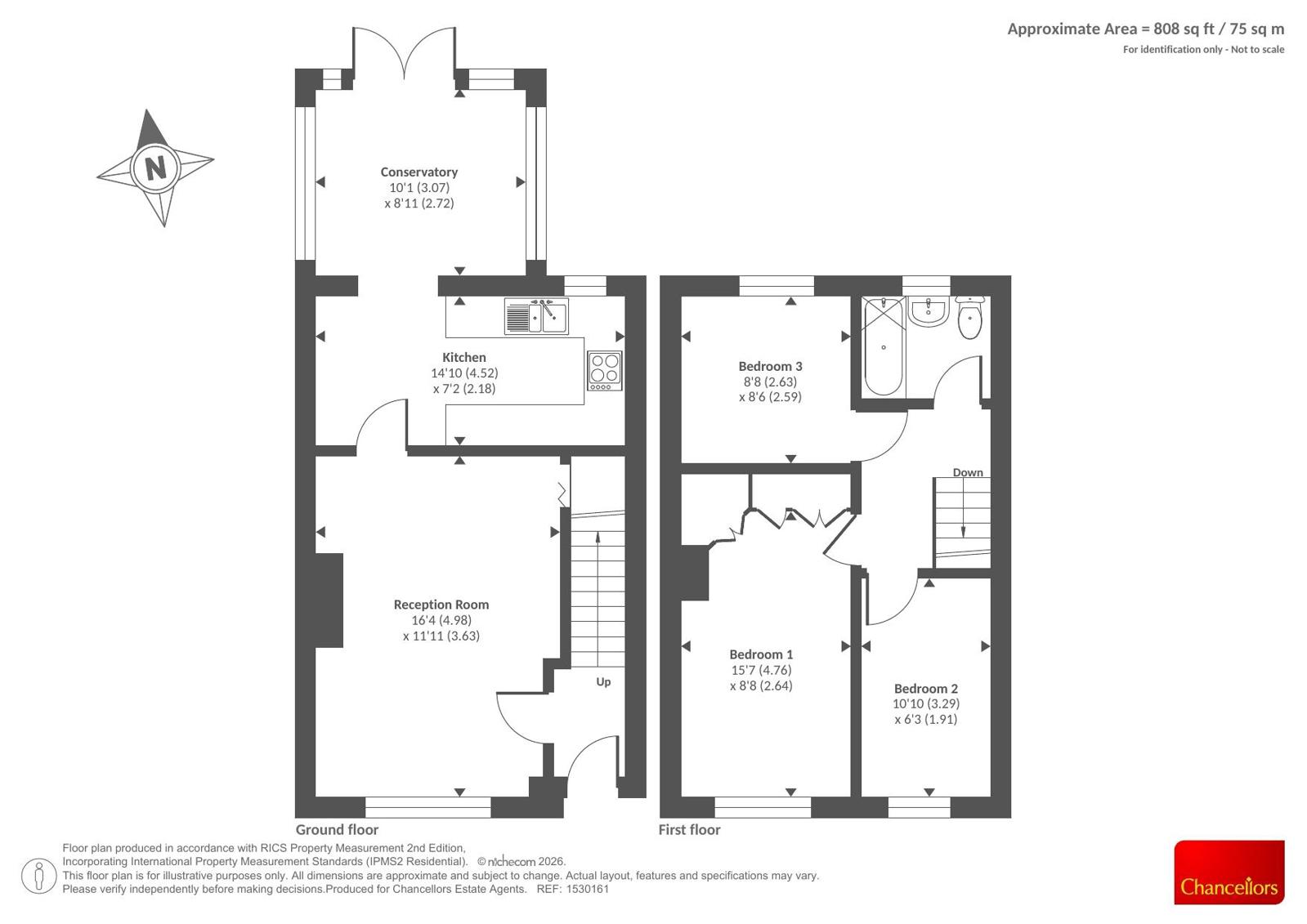 59, Lansdown Close, Surrey floorplan