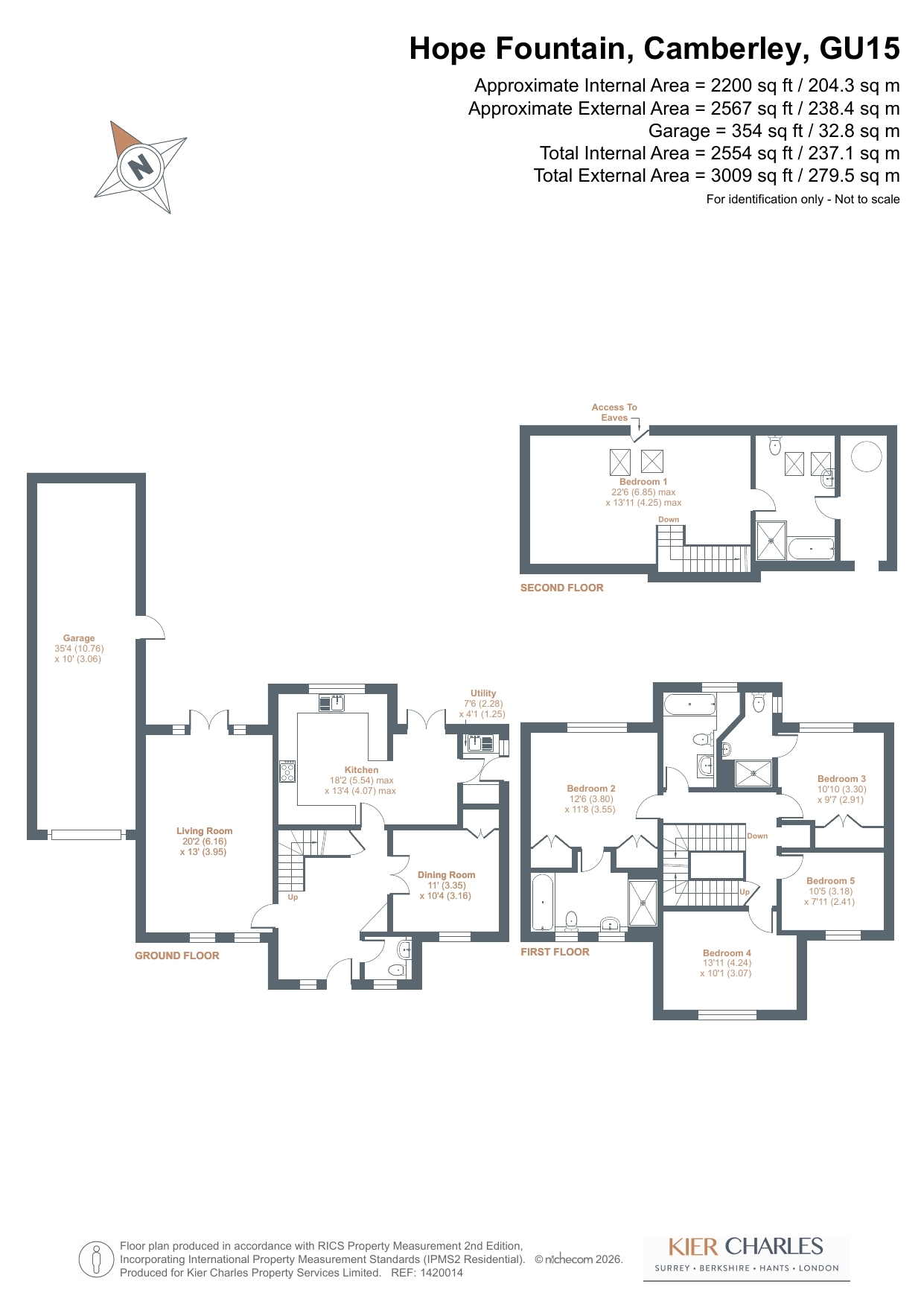 1, Hope Fountain, Surrey floorplan