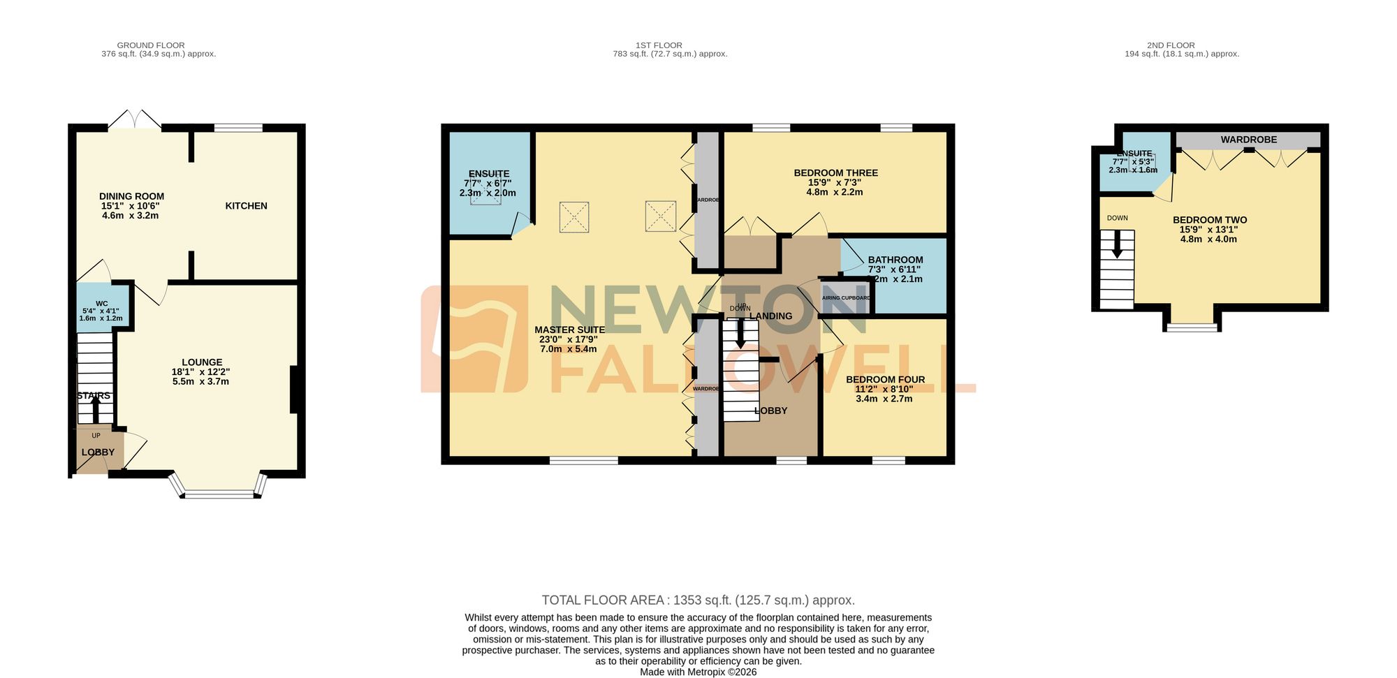 9 Lady Jane Walk, Leicester floorplan