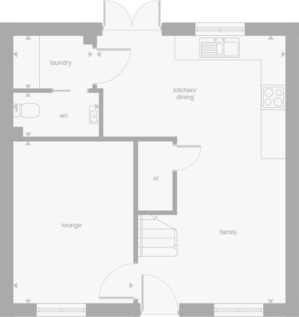 15, Off Manuel Terrace, Whitecross, Falkirk floorplan
