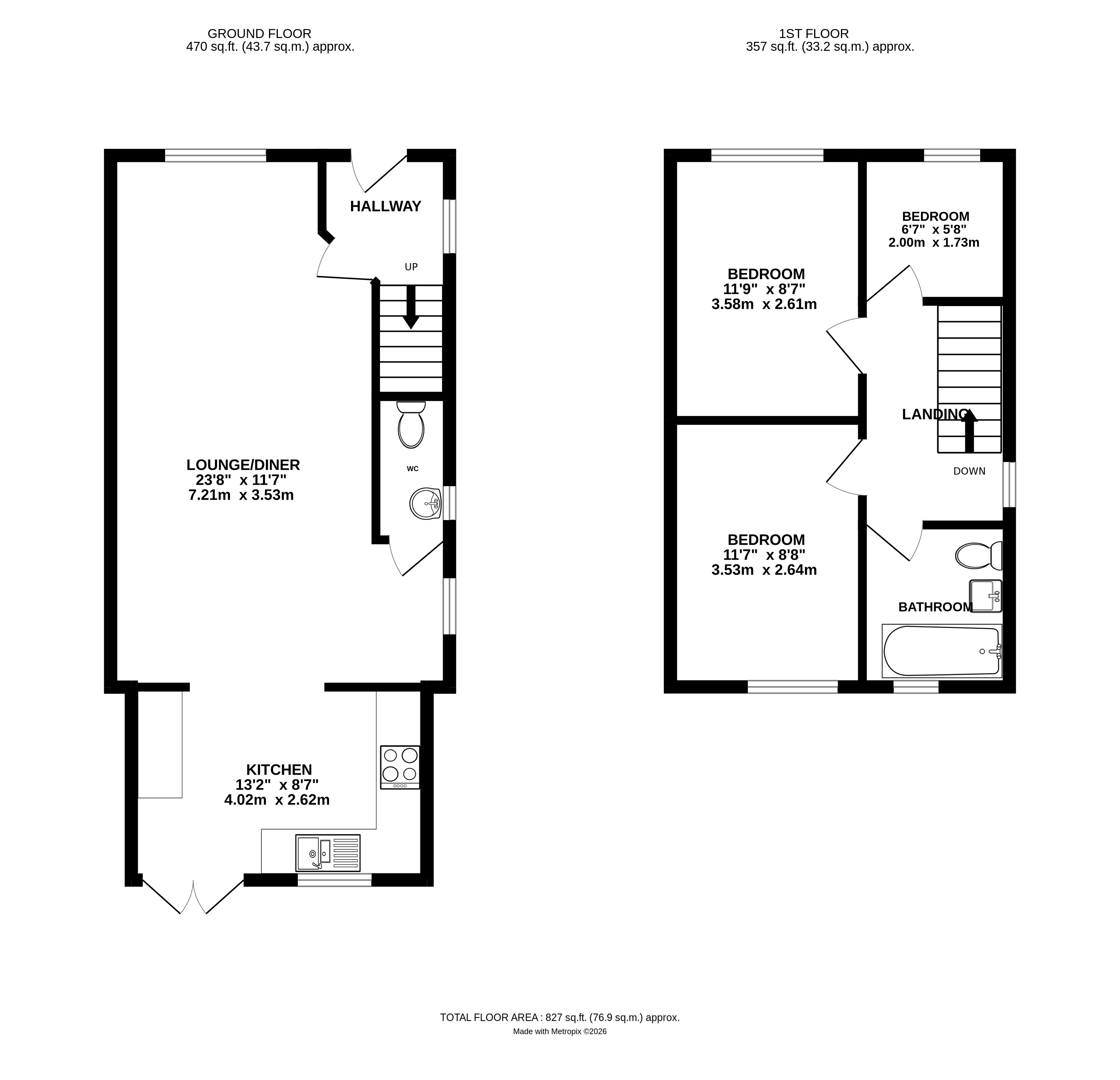 98 Grenfell Avenue, Saltash Cornwall, Cornwall floorplan