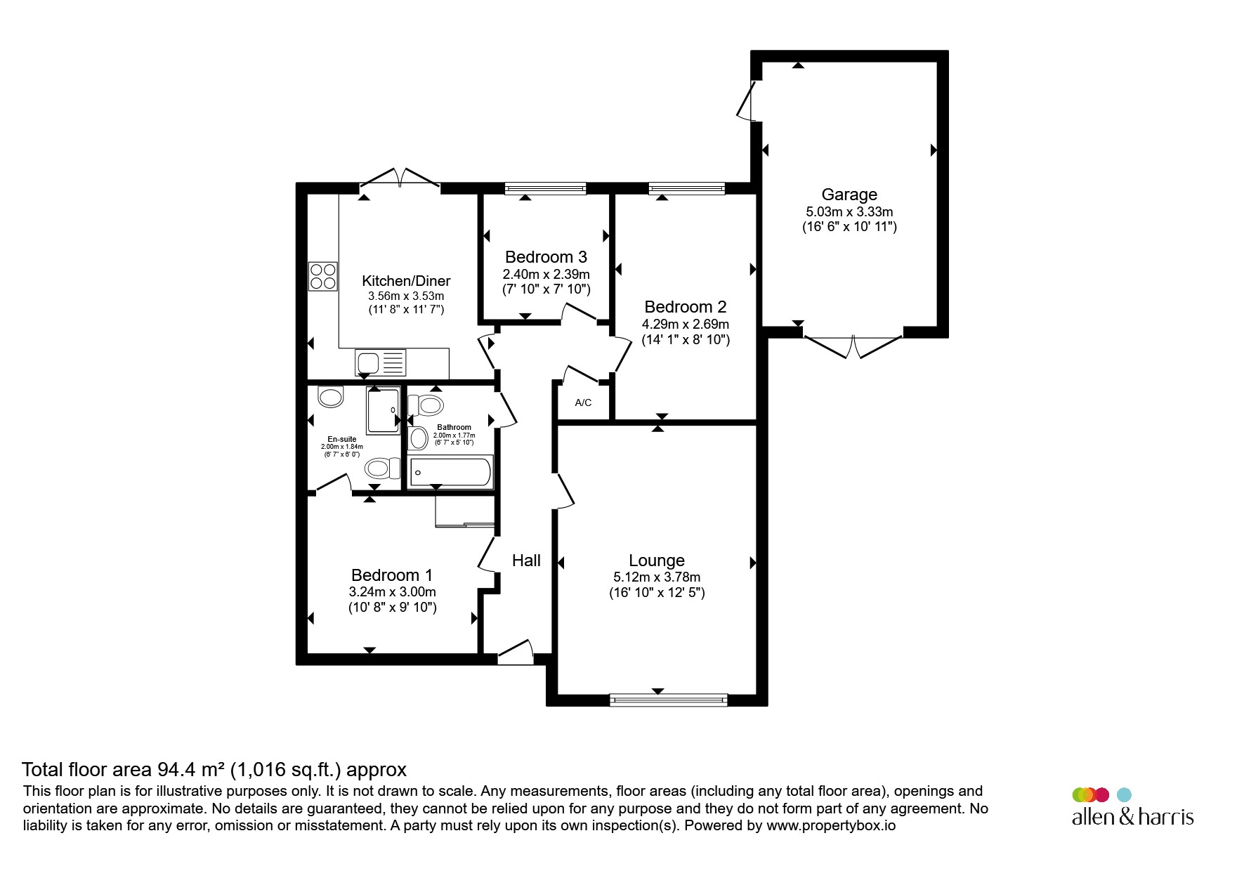 7, Uppingstock Road, Glastonbury floorplan
