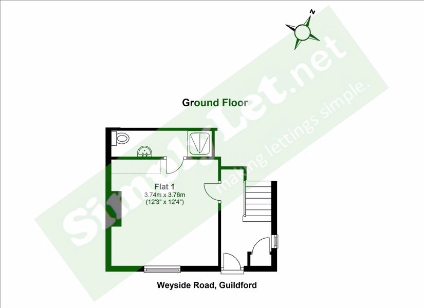 0 Bedrooms Studio to rent in Weyside Road, Guildford GU1