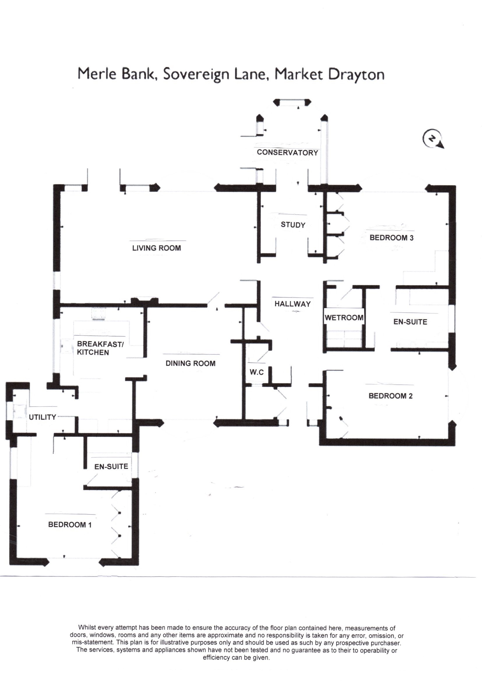 3 Bedrooms Detached bungalow for sale in Sovereign Lane, Ashley TF9