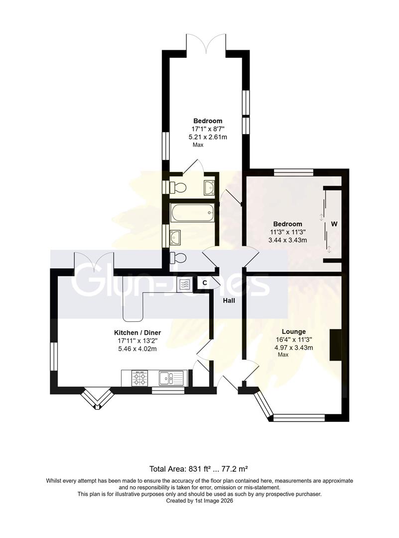 The Crescent, Littlehampton floorplan