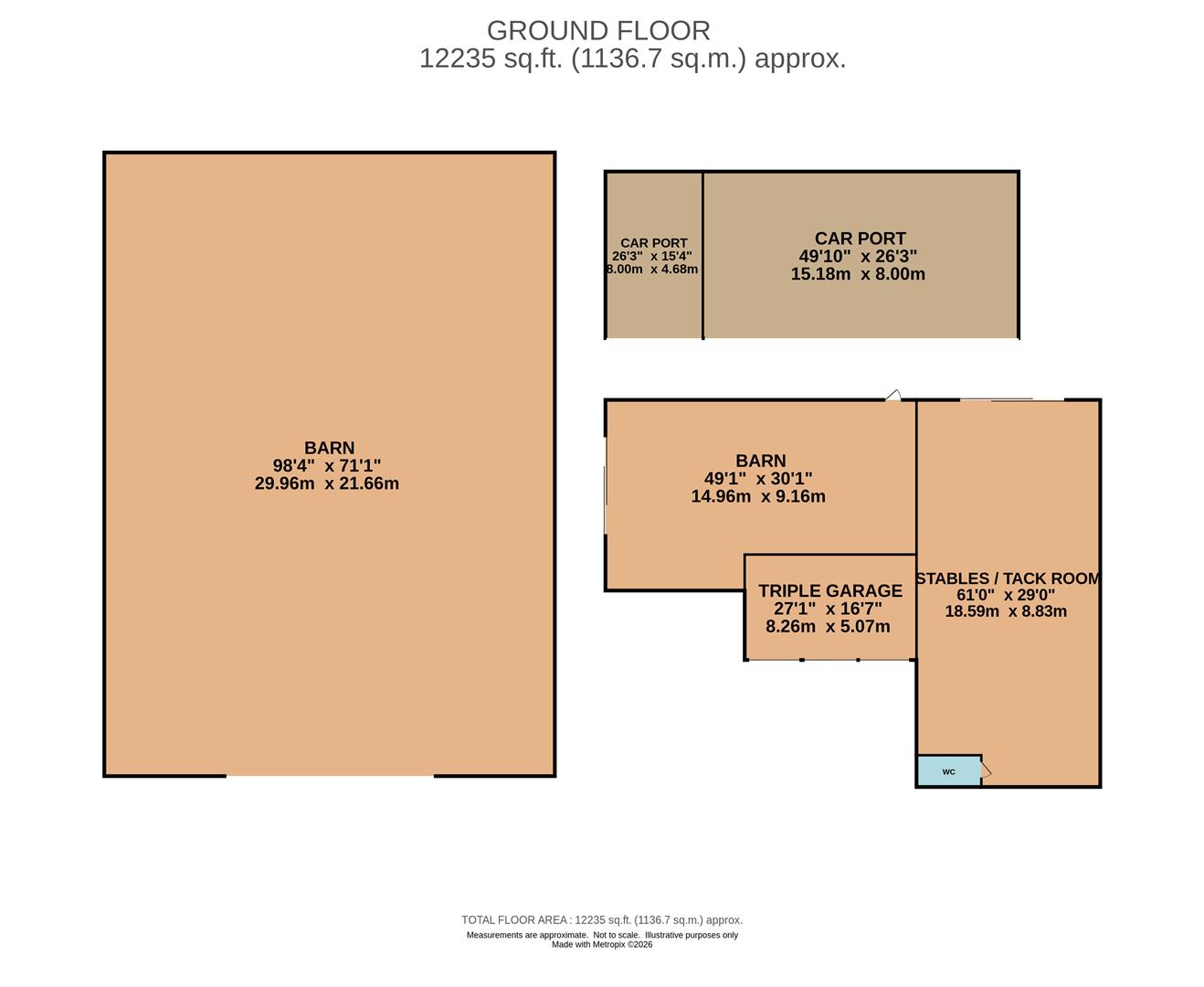 Lodge Farm, Fanshawe Lane, Henbury floorplan