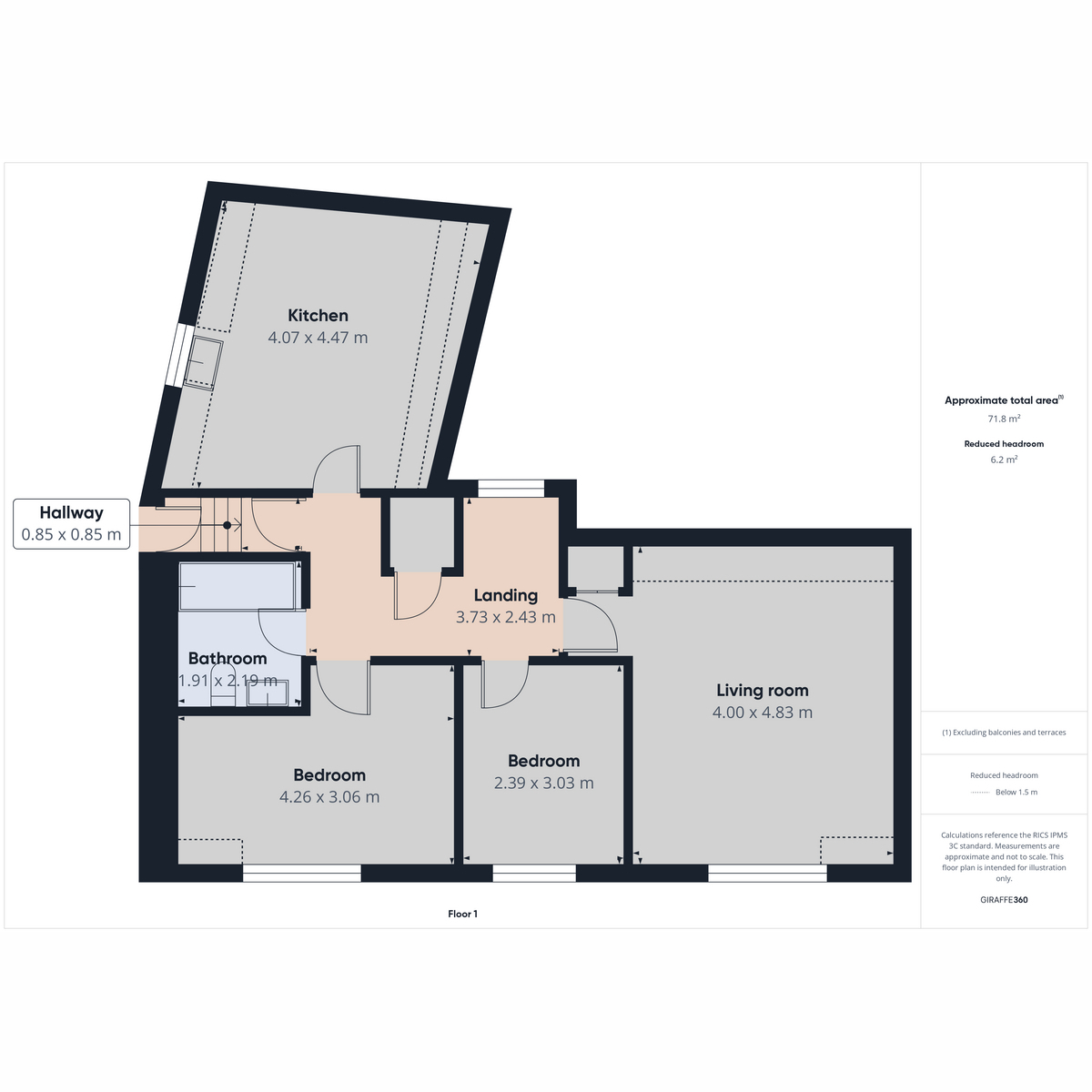 16, Victoria Road, Peterhead floorplan