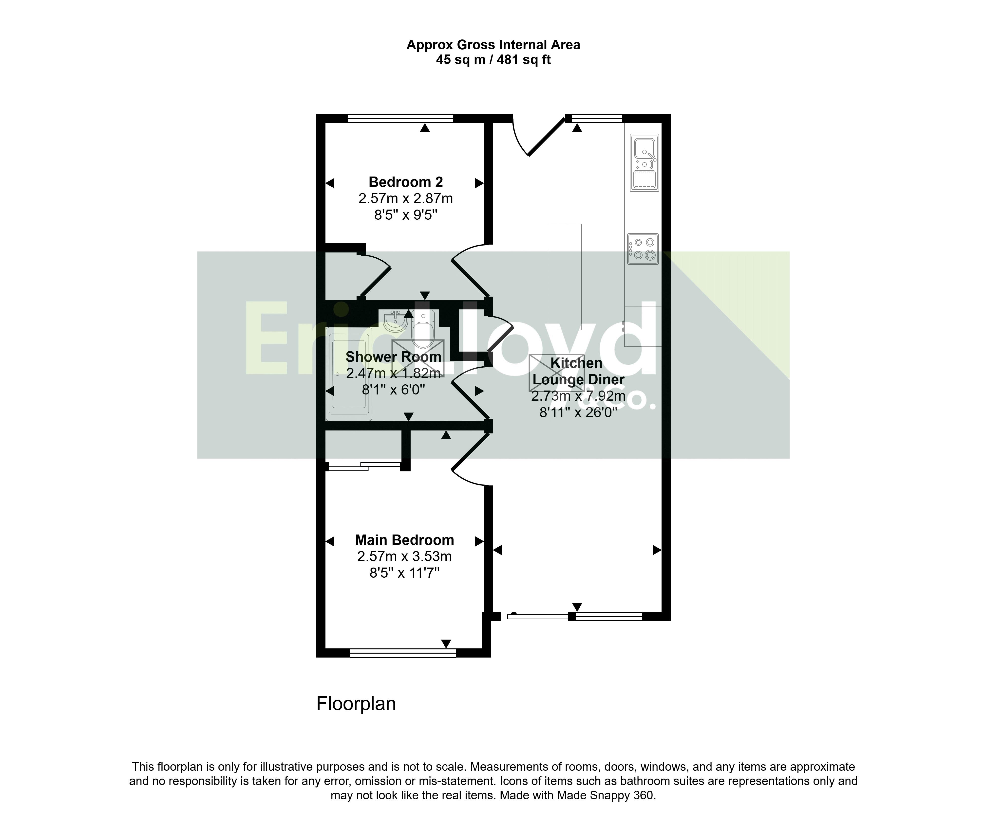22, Fishcombe Cove, Brixham floorplan