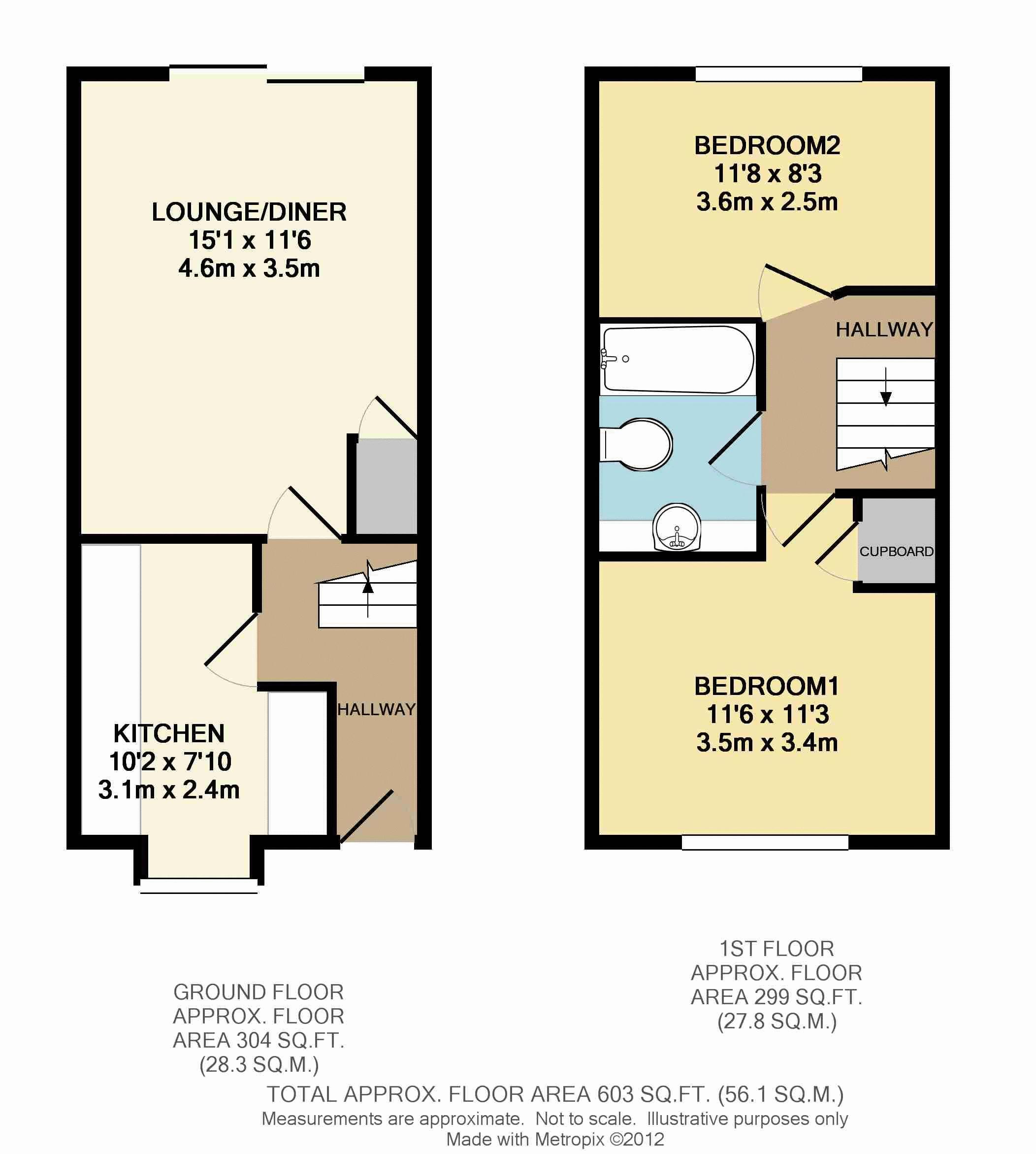 68, Aveling Close, Purley floorplan