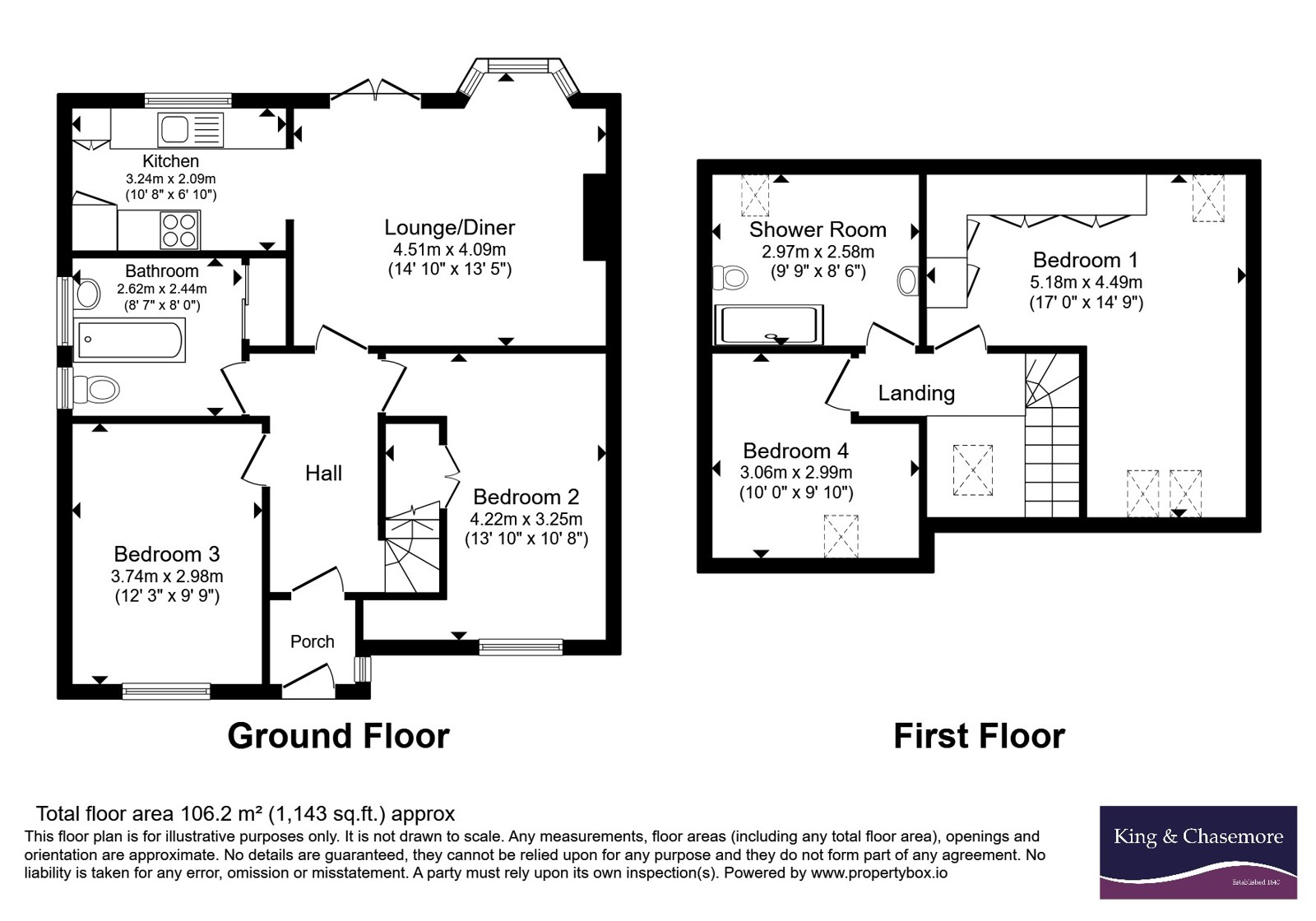 42, Coombe Vale, Brighton floorplan