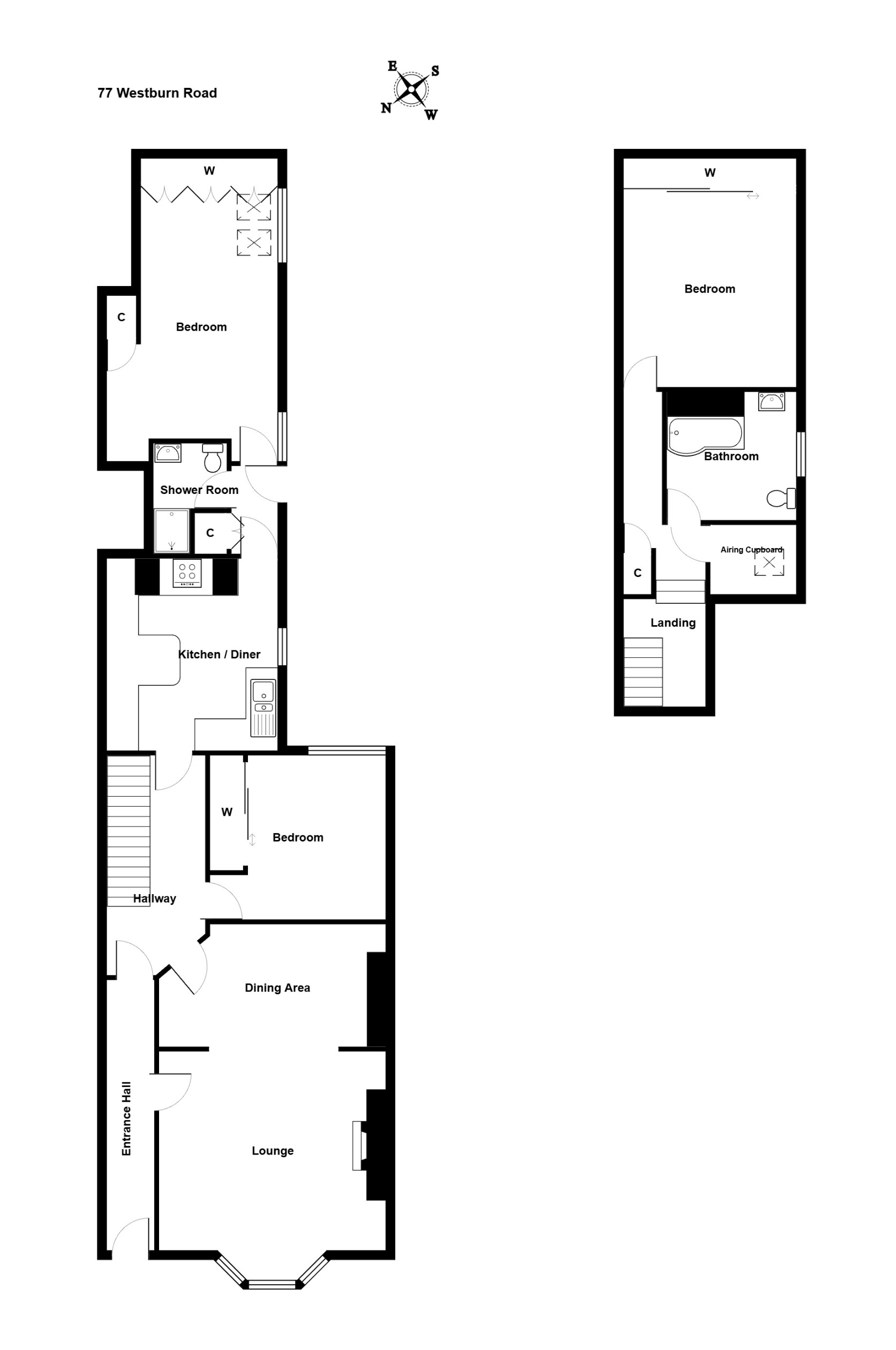 77 Westburn Road, Aberdeen floorplan