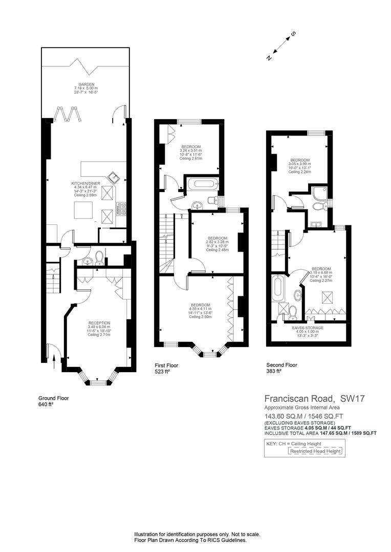 263, Franciscan Road, London floorplan