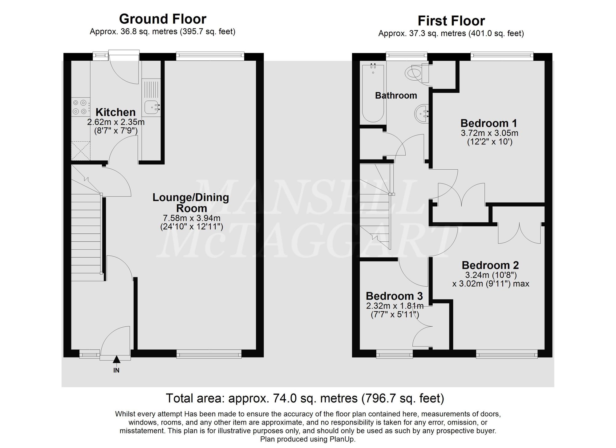 12 Willow Close, East Grinstead floorplan