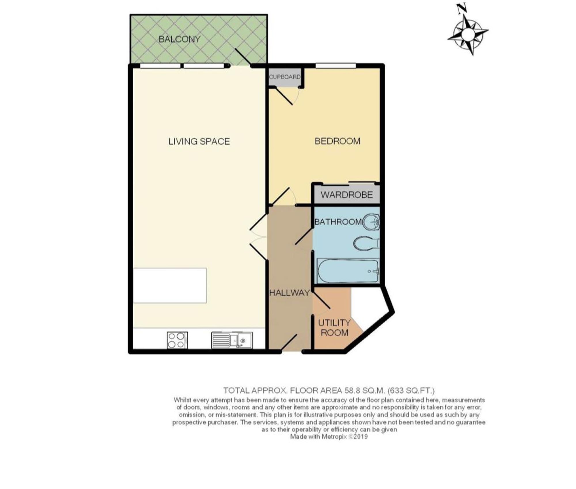 22, Ocean Gate, Newquay floorplan