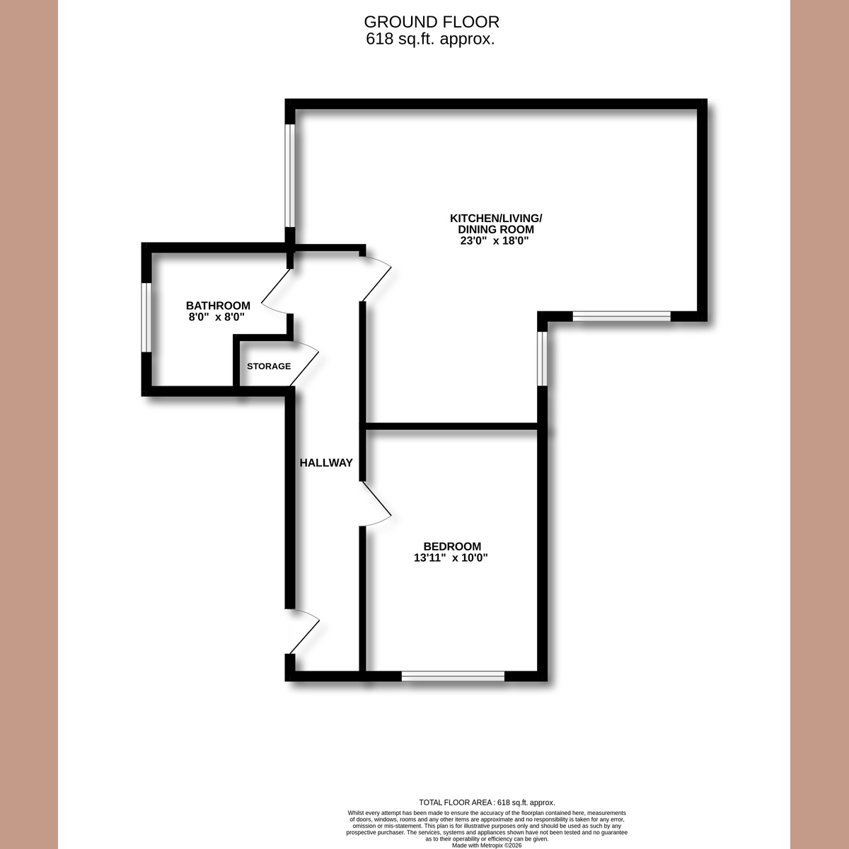 Flat Flat 19, 242, High Road, Benfleet floorplan