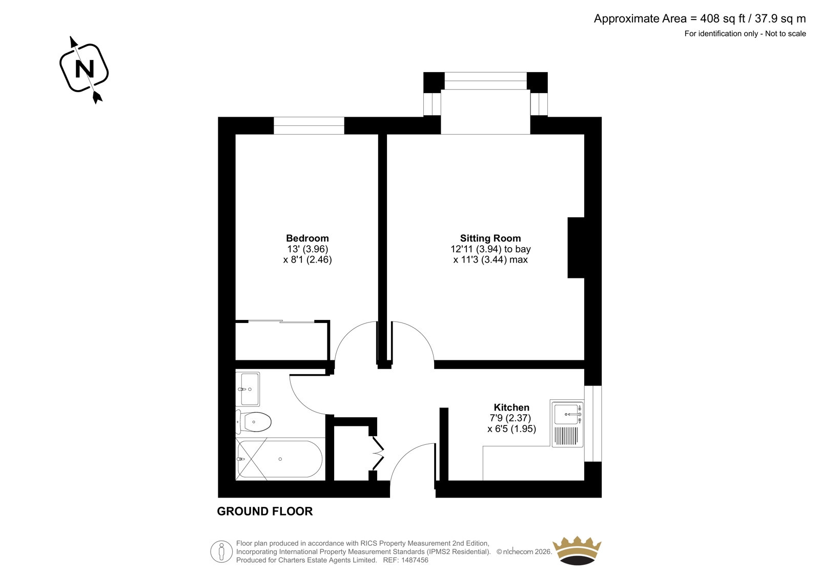 Flat 3, 82/84, Laundry Road, Southampton floorplan