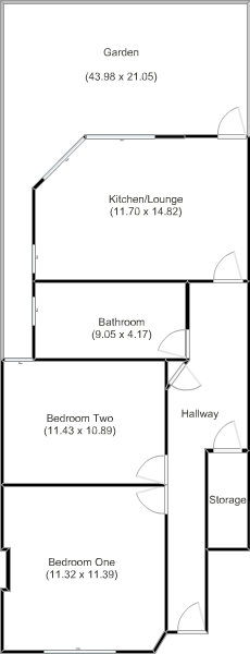 2 Bedrooms Maisonette to rent in Landseer Avenue, Manor Park, London. E12