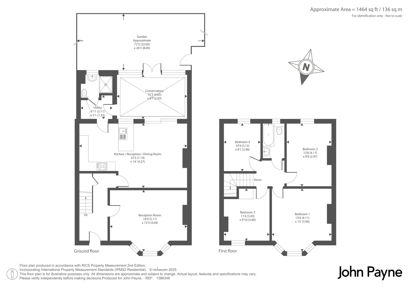 70, Greenvale Road, London floorplan