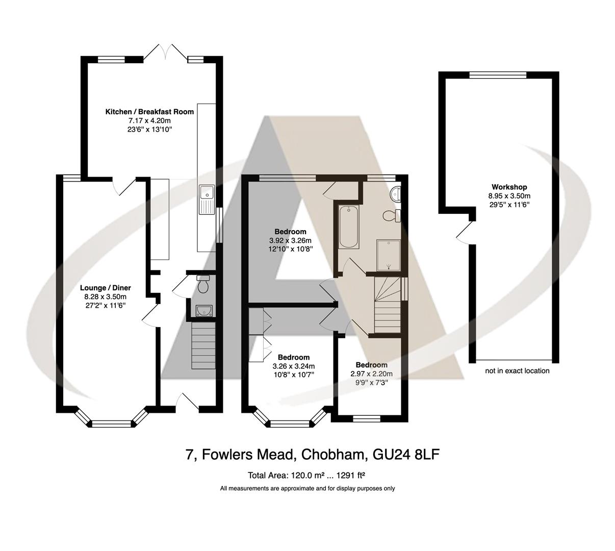 7, Fowlers Mead, Woking floorplan