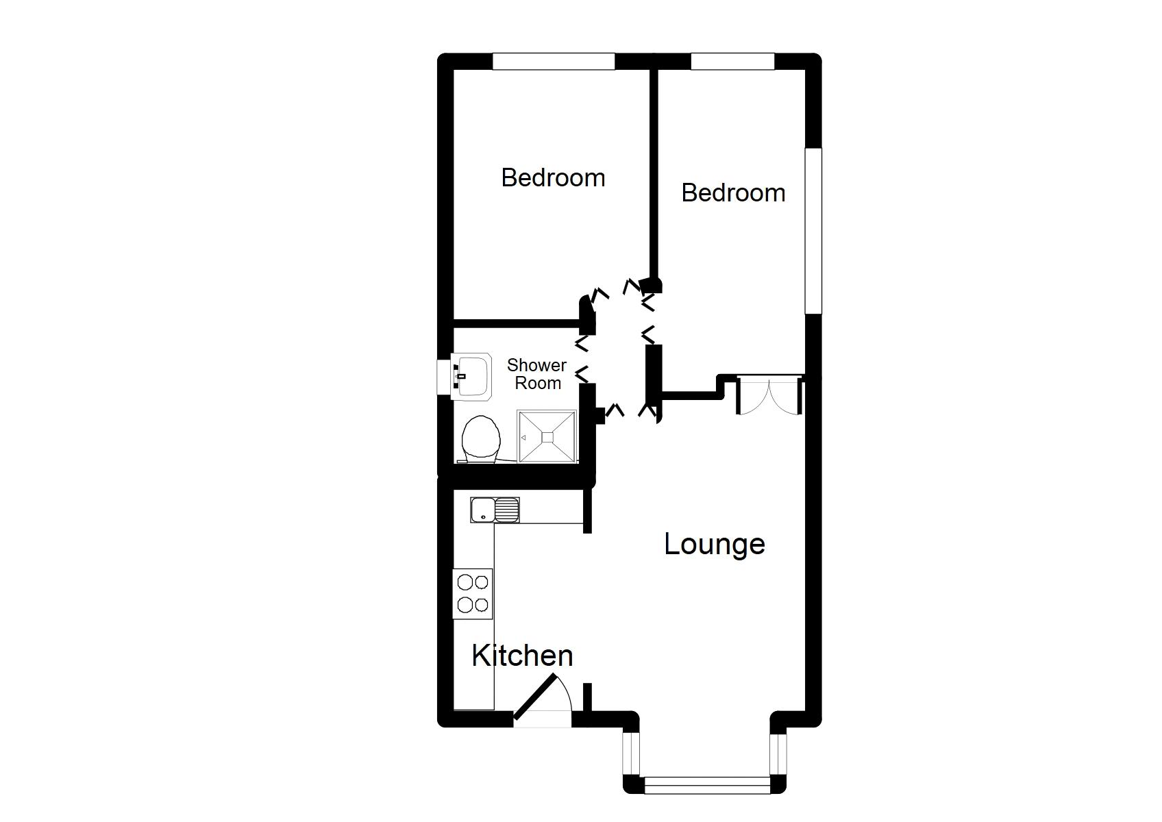 48 Galmpton Holiday Park, Greenway Road, Brixham floorplan