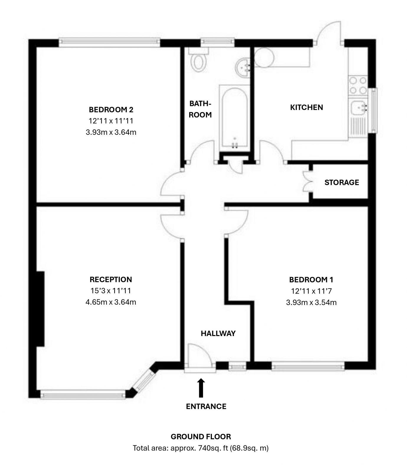 36 Merton High Street, London floorplan