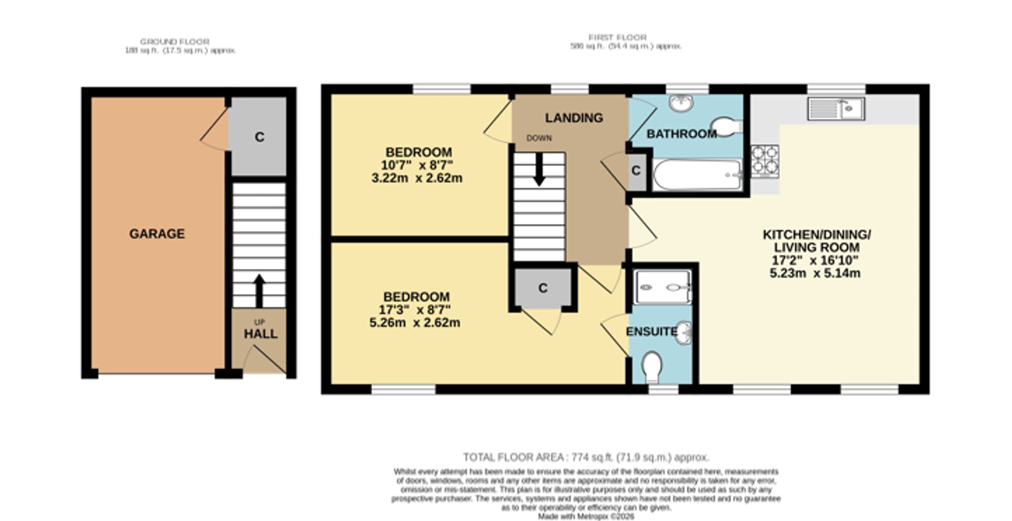 77b Wellstead Way, Southampton floorplan
