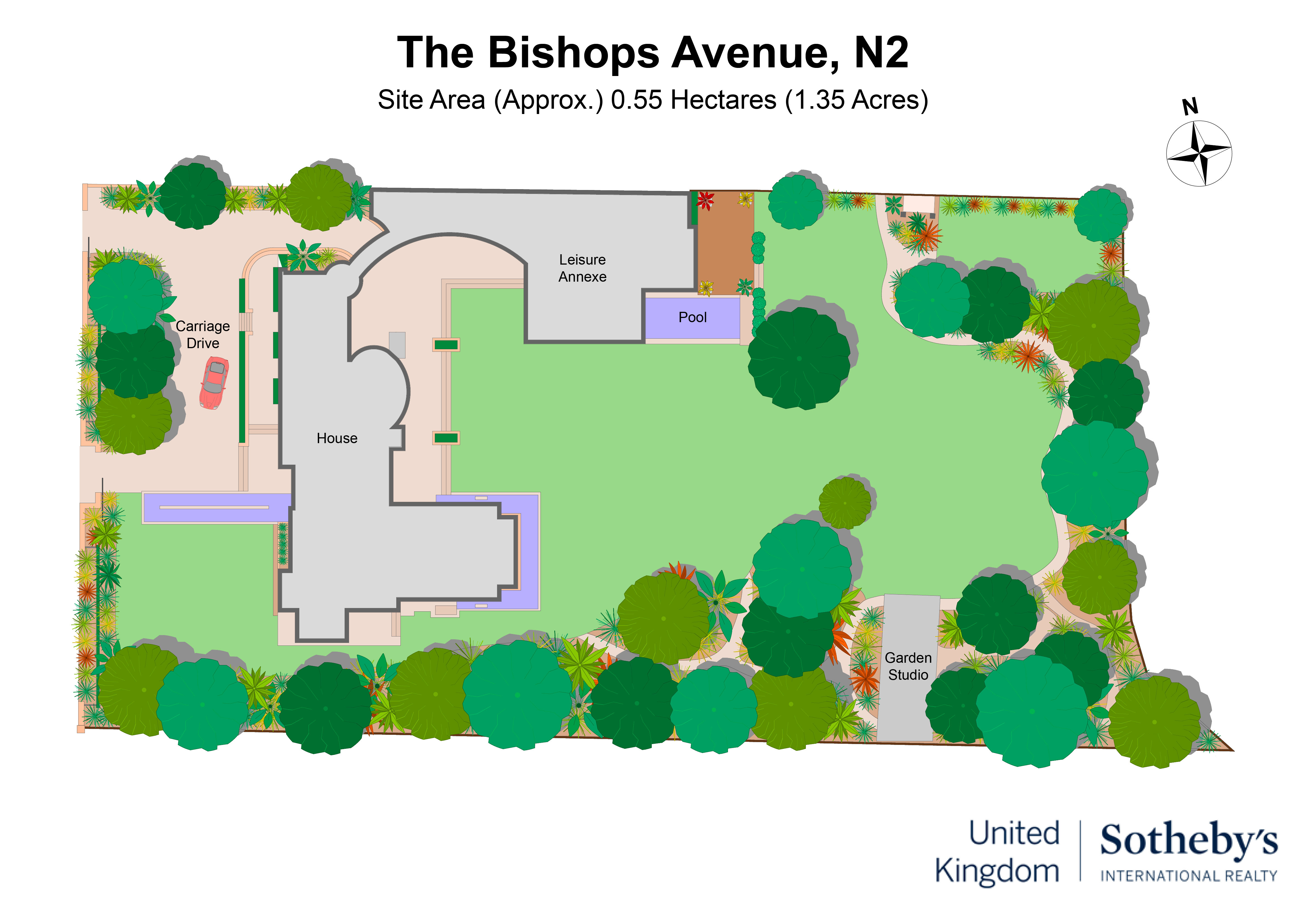The Bishops Avenue, London floorplan
