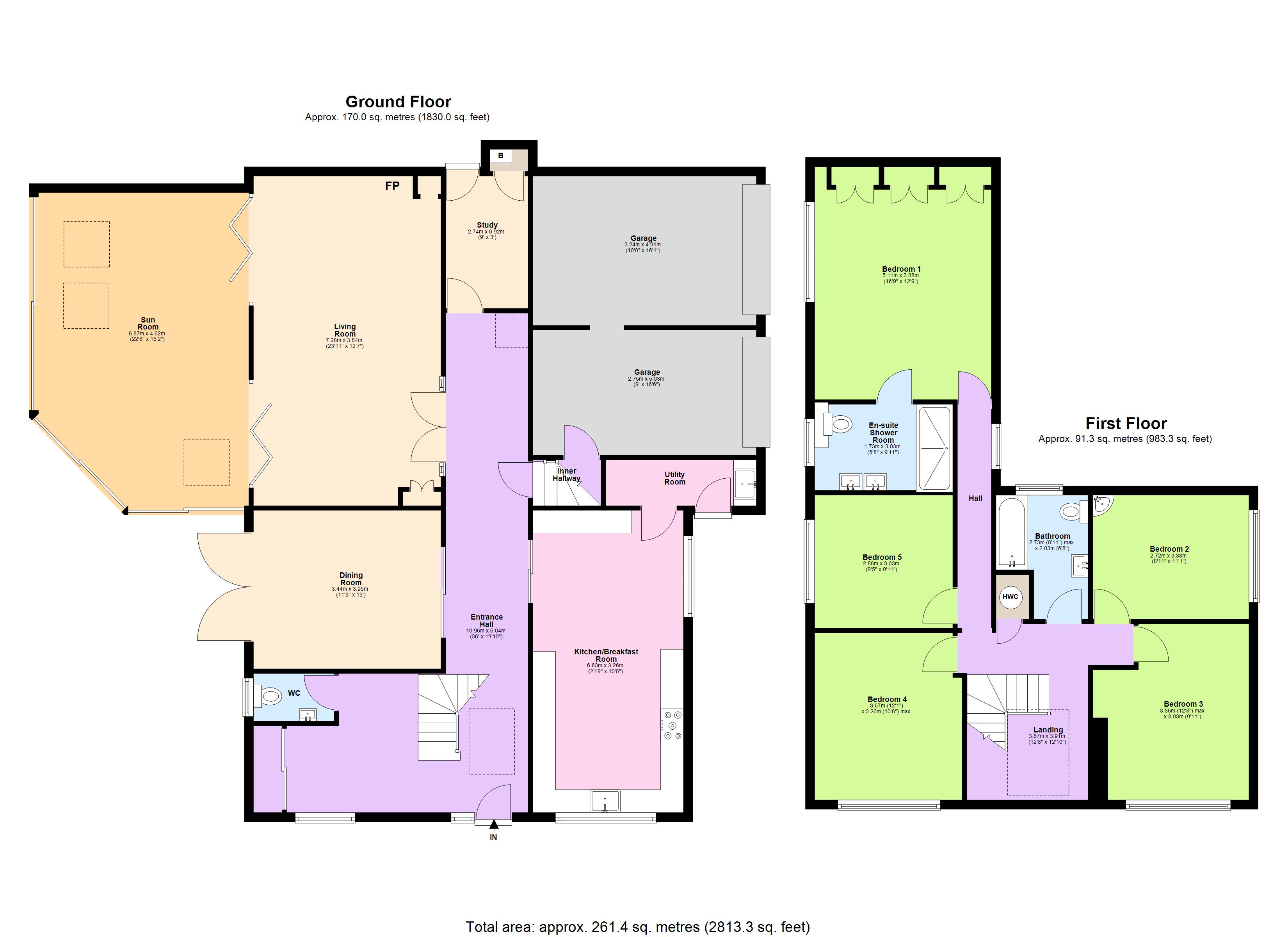 5, Gaveston Drive, Hertfordshire floorplan