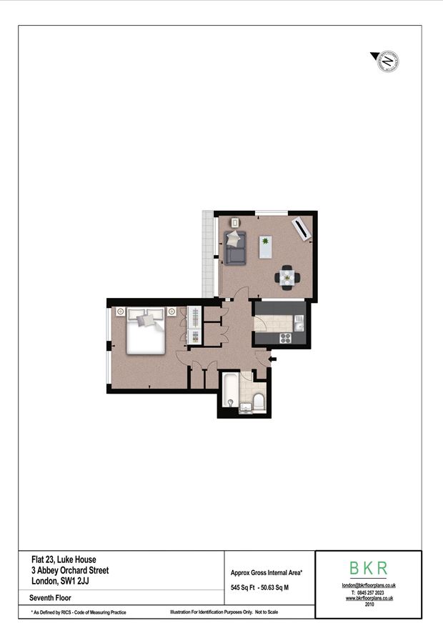 1 Bedrooms Flat to rent in Abbey Orchard Street, London SW1P
