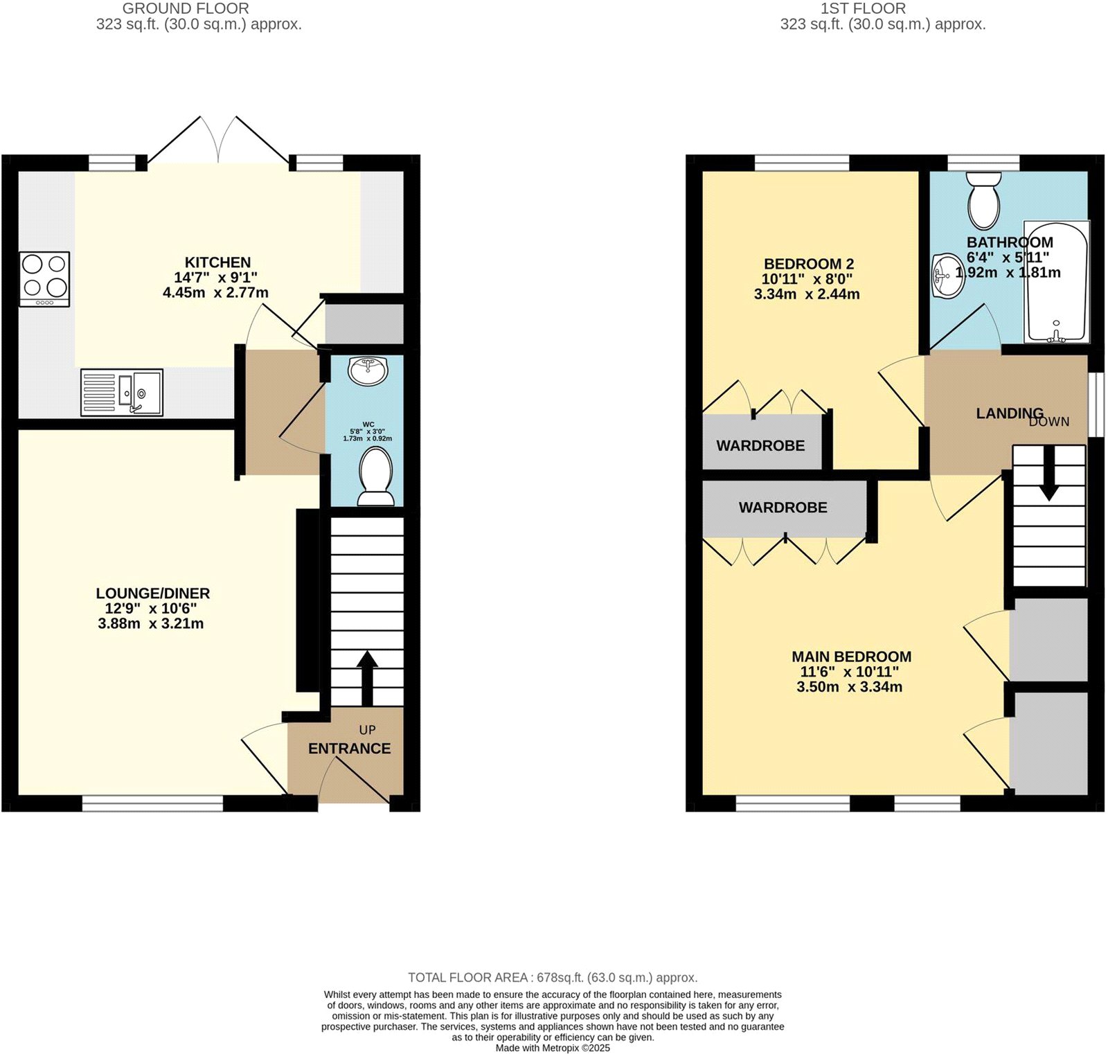 43, Maxfield Crescent, Shropshire floorplan