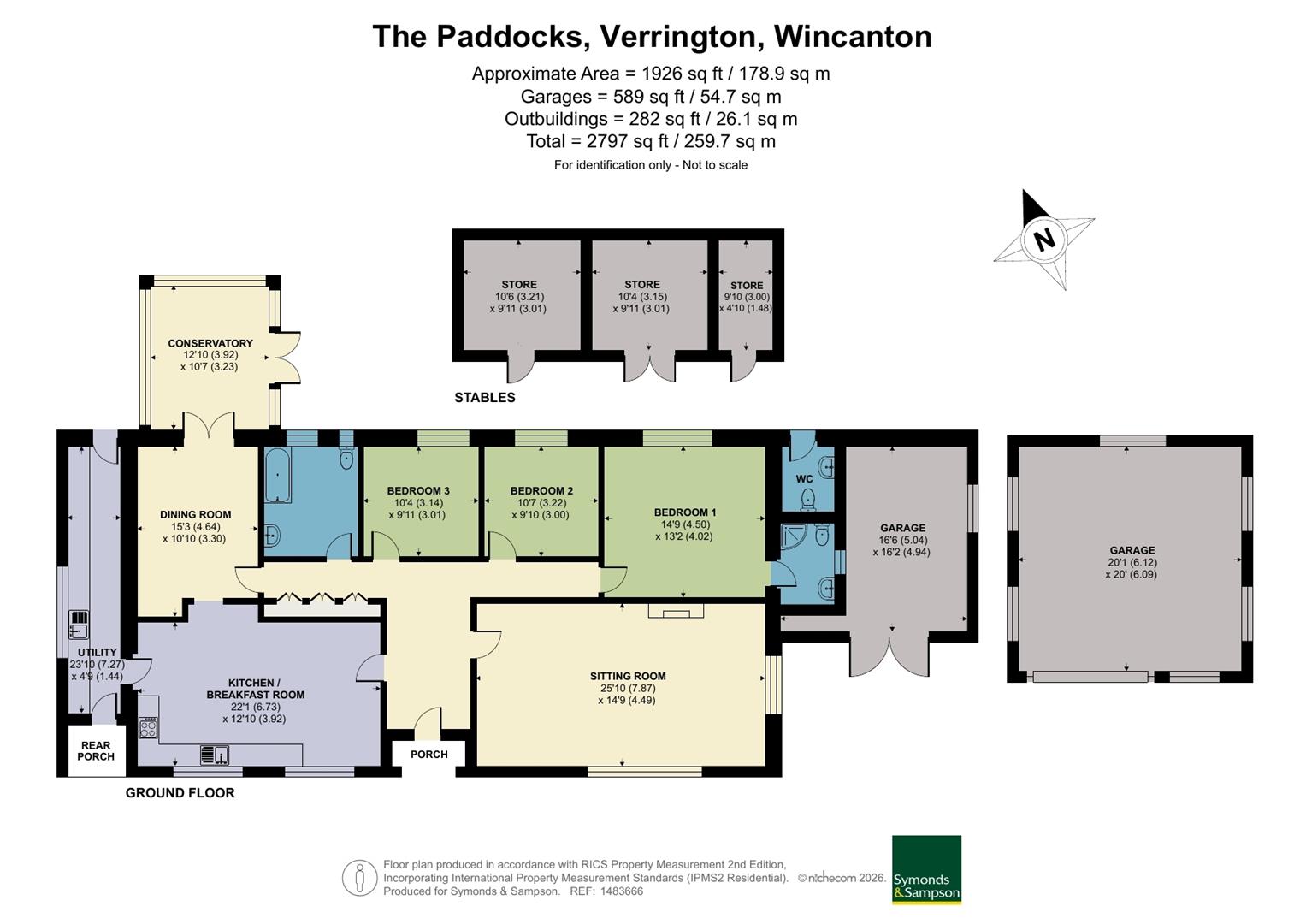 The Paddocks, Verrington Lane, Wincanton floorplan
