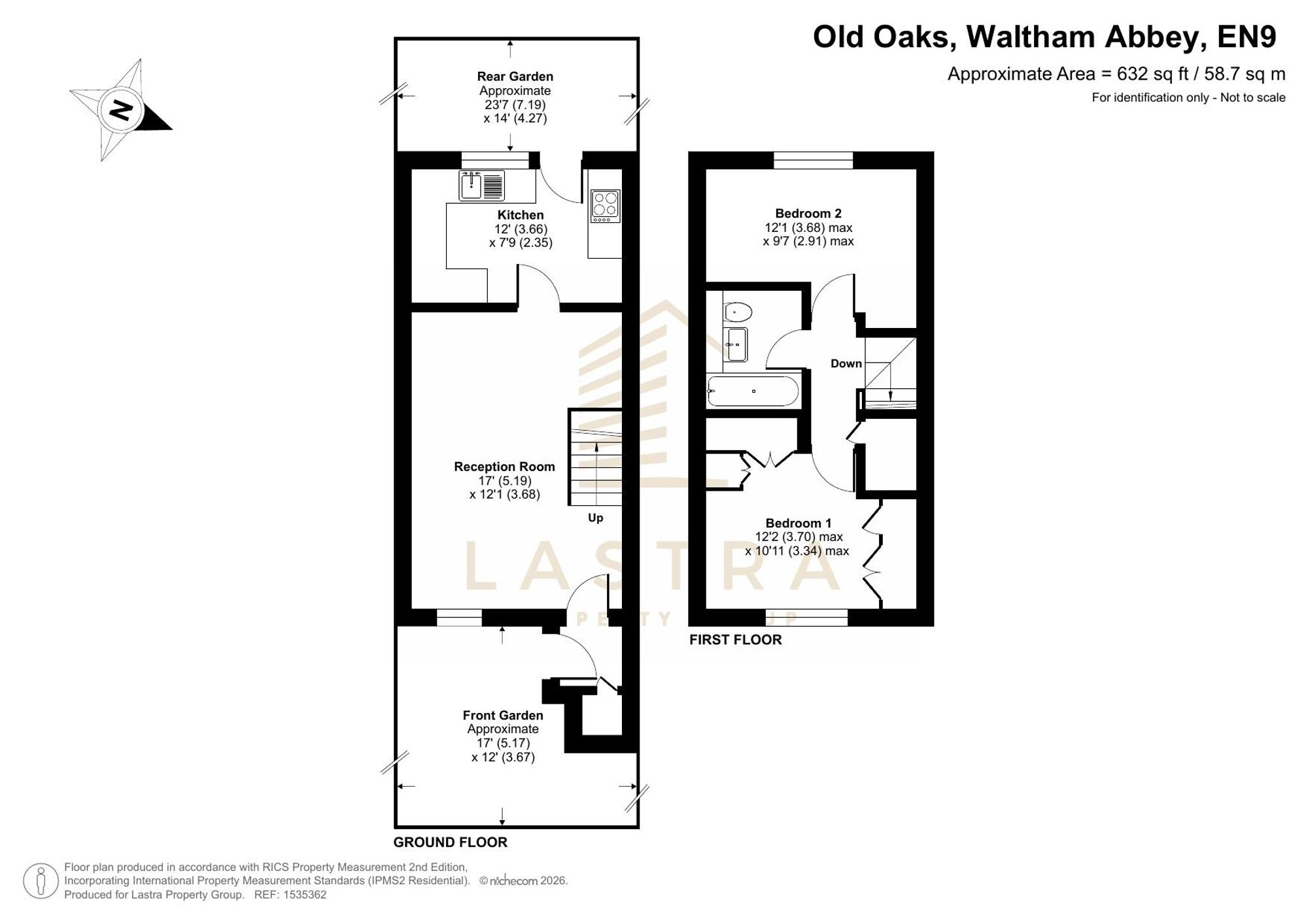 32 Old Oaks, Waltham Abbey floorplan