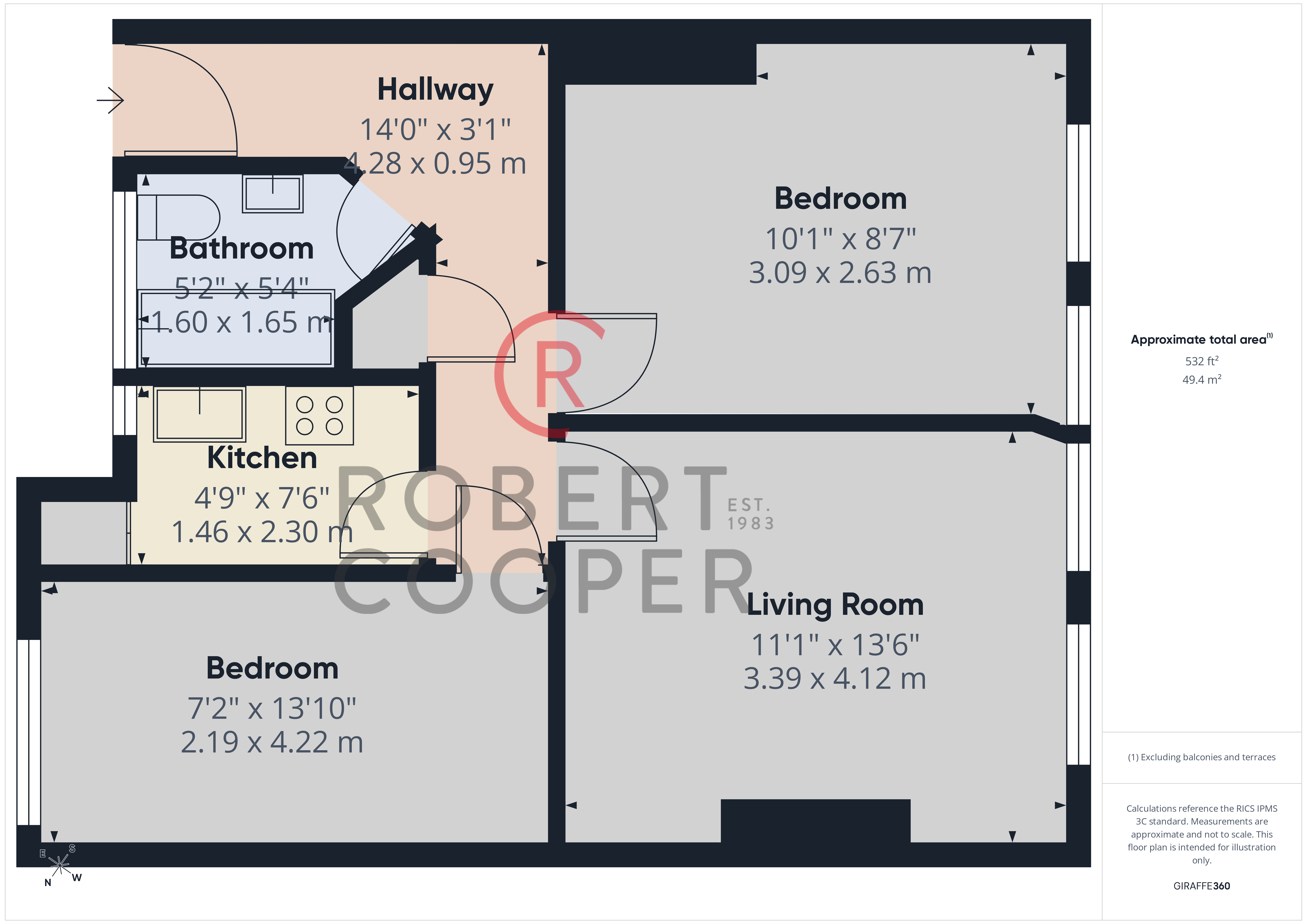 Flat 8,, Telcote Way, Eastcote, floorplan