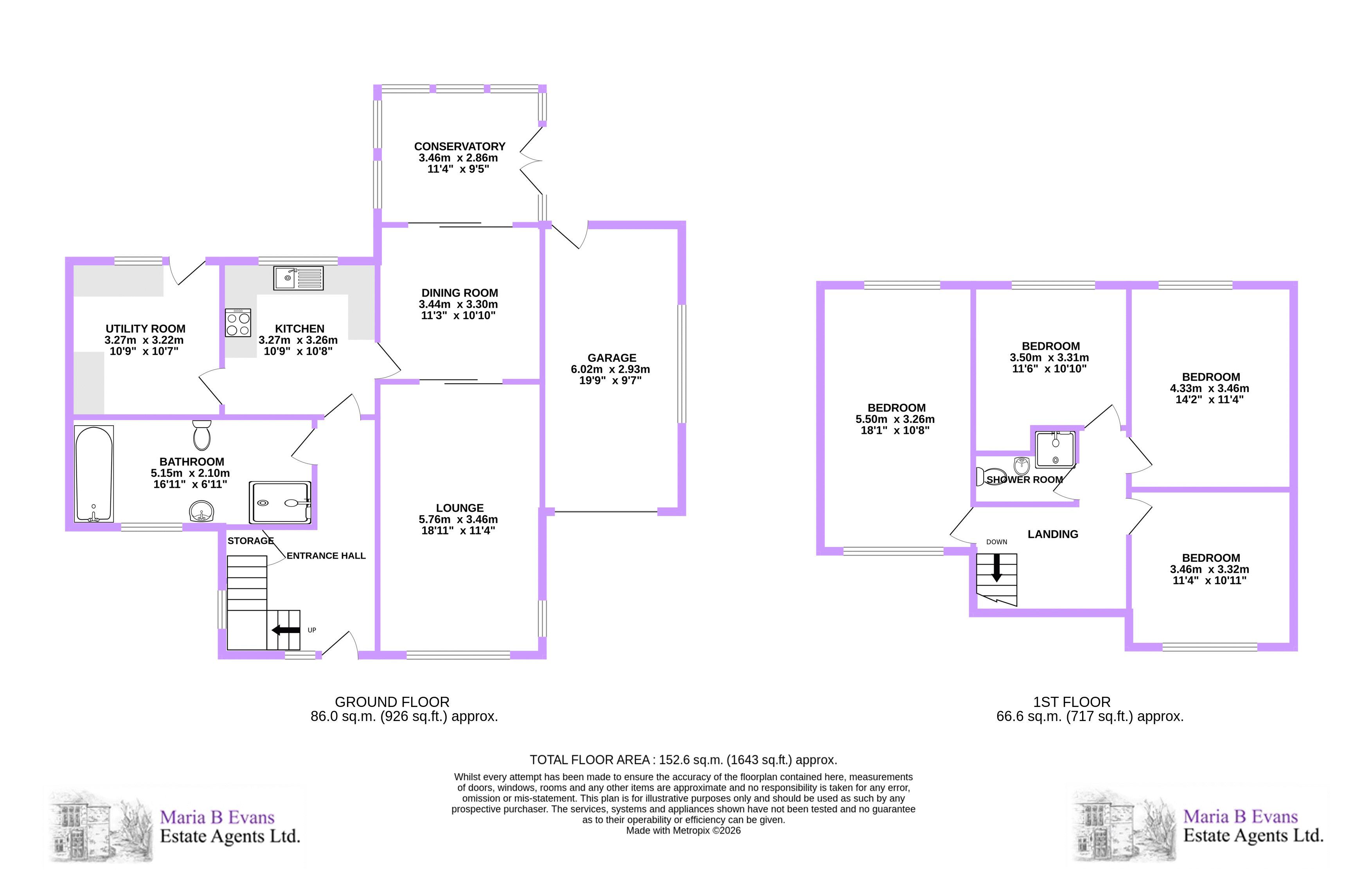 Brookfield, Ormskirk floorplan