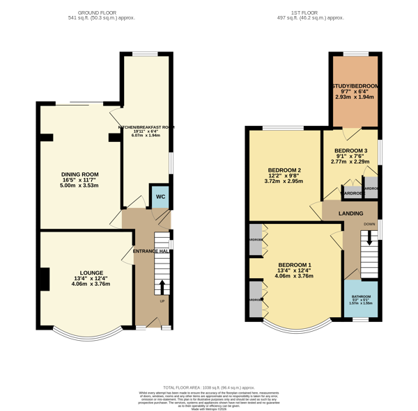 47, Lincoln Road, Bedfordshire floorplan