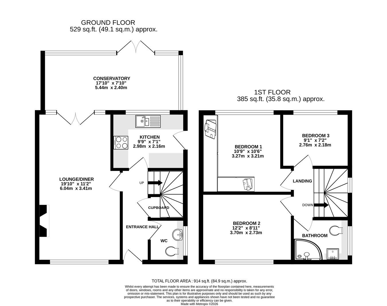 20a, Wern Gifford, Abergavenny floorplan