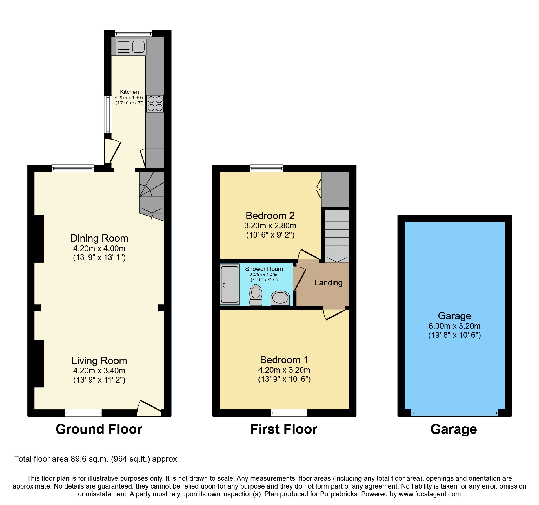 230, High Street West, Glossop floorplan