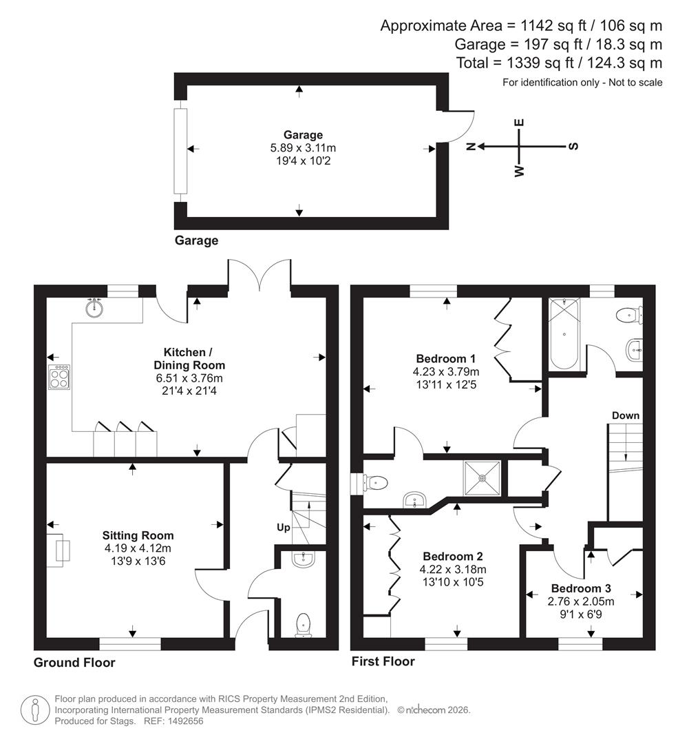 16, De Legh Grove, Bridport floorplan