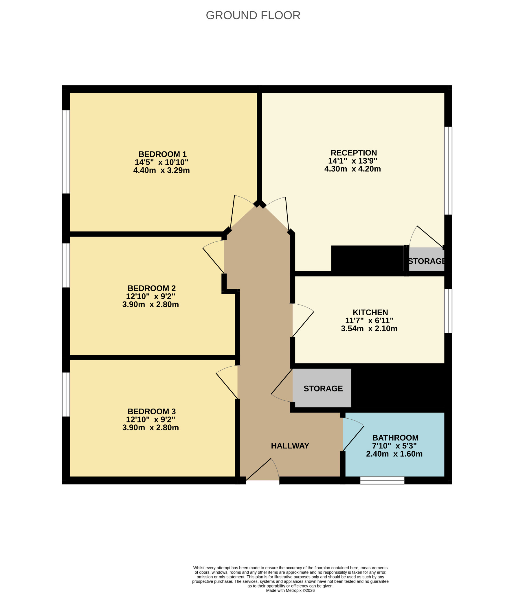 34 Peat Road, Glasgow, City of Glasgow floorplan