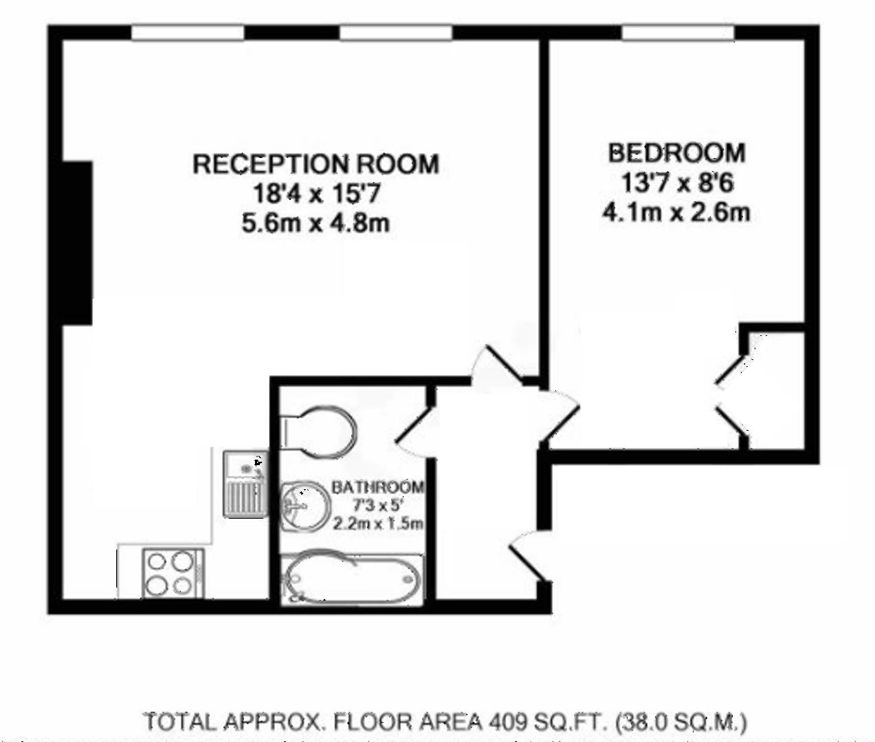 1 Bedrooms Flat for sale in Salisbury Road, Hove BN3