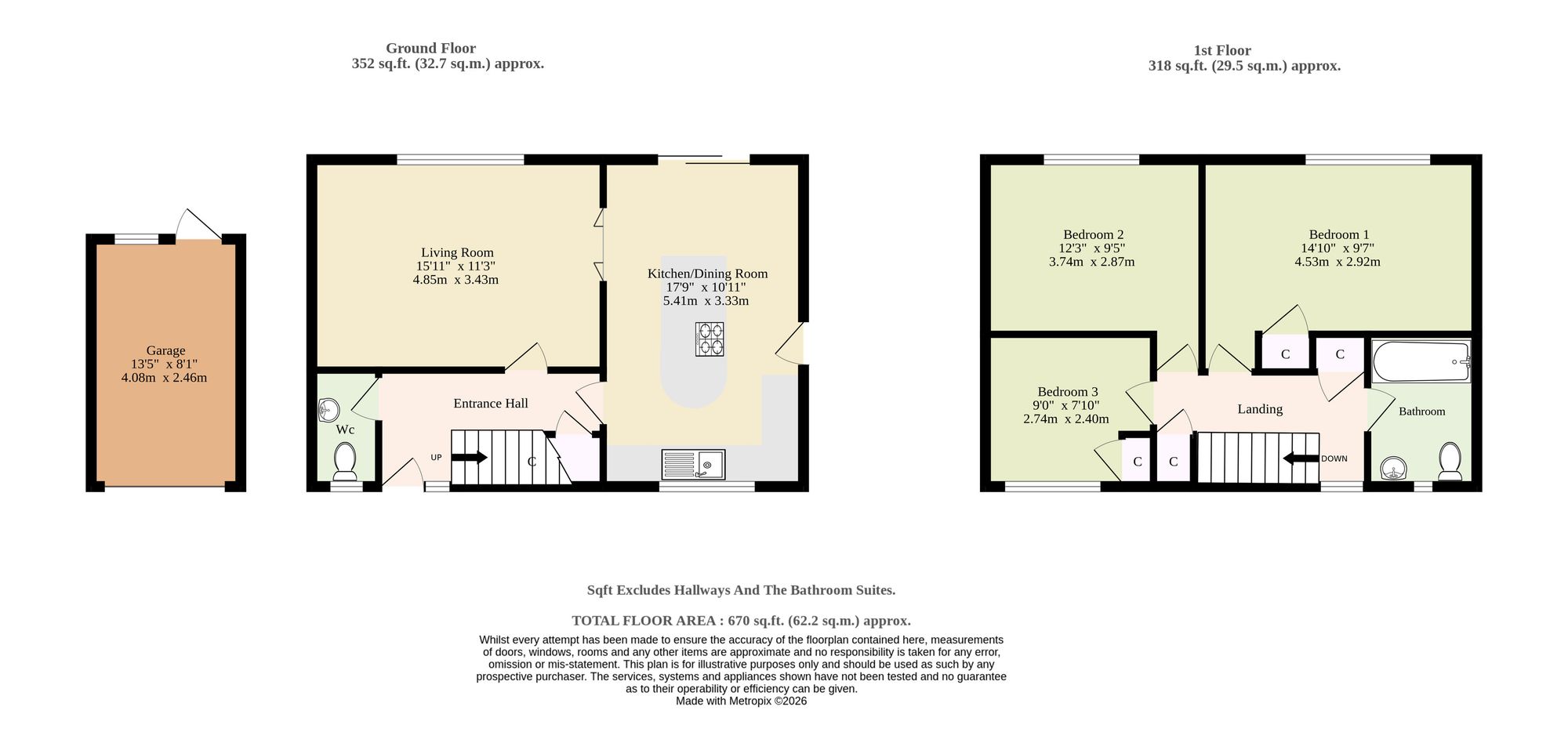 6 Murillo Drive, Lowestoft floorplan
