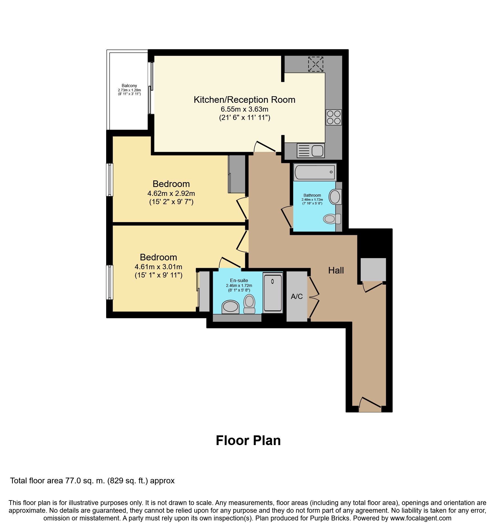 2 Bedrooms Flat for sale in 3 Skerne Road, Kingston Upon Thames KT2